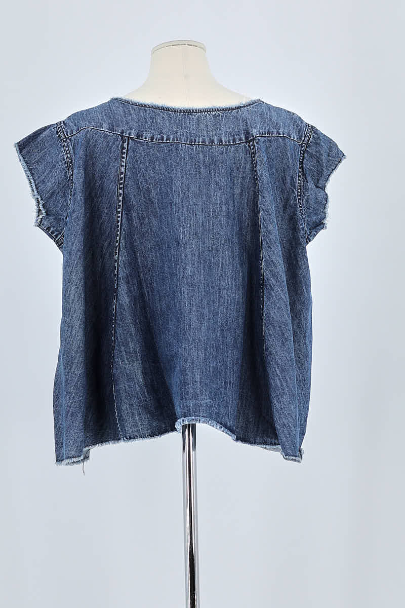 T-shirt LAURENCE BRAS - Seconde Main Blue