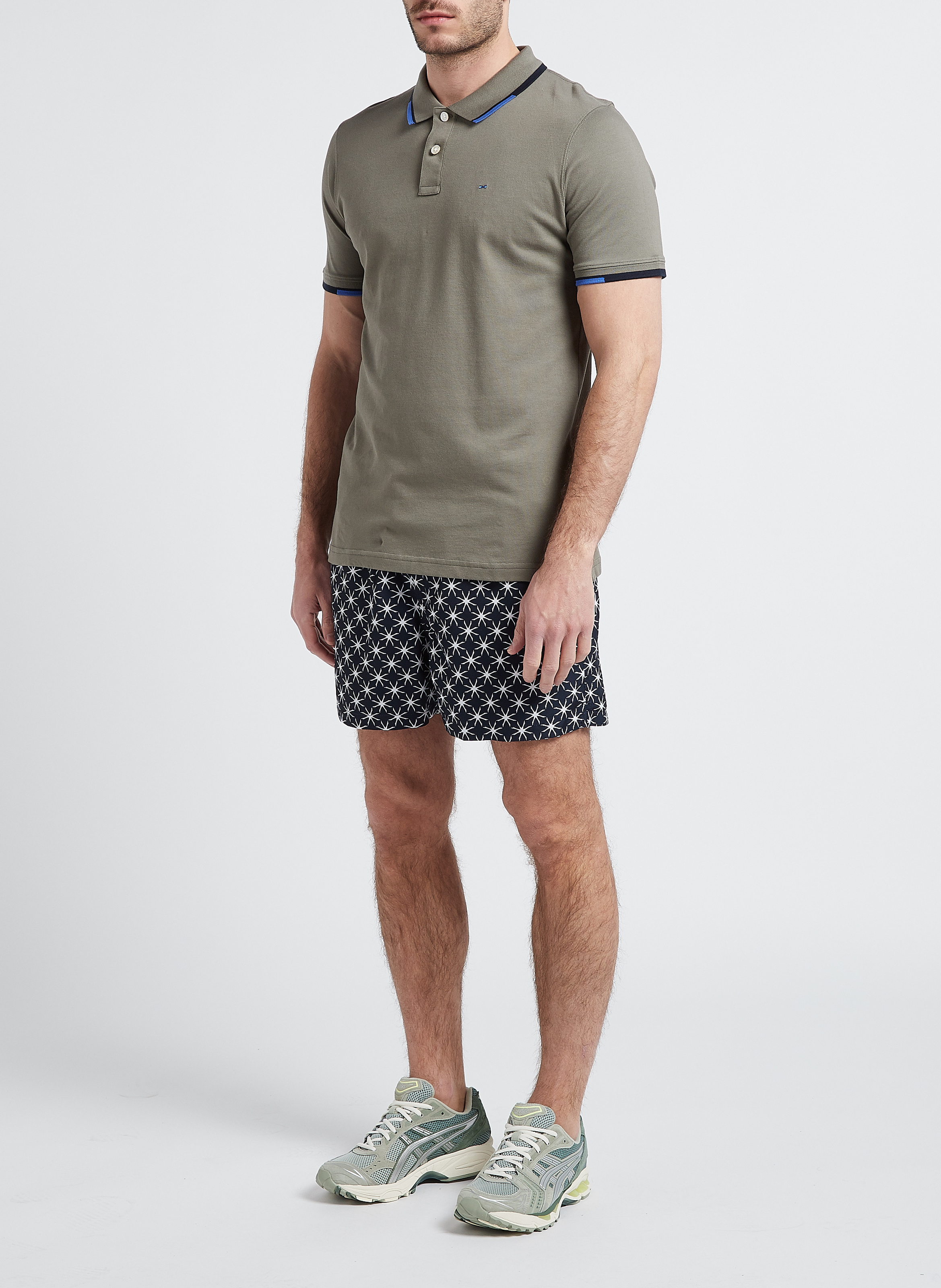 Short de bain rayé  SELECTED Bleu