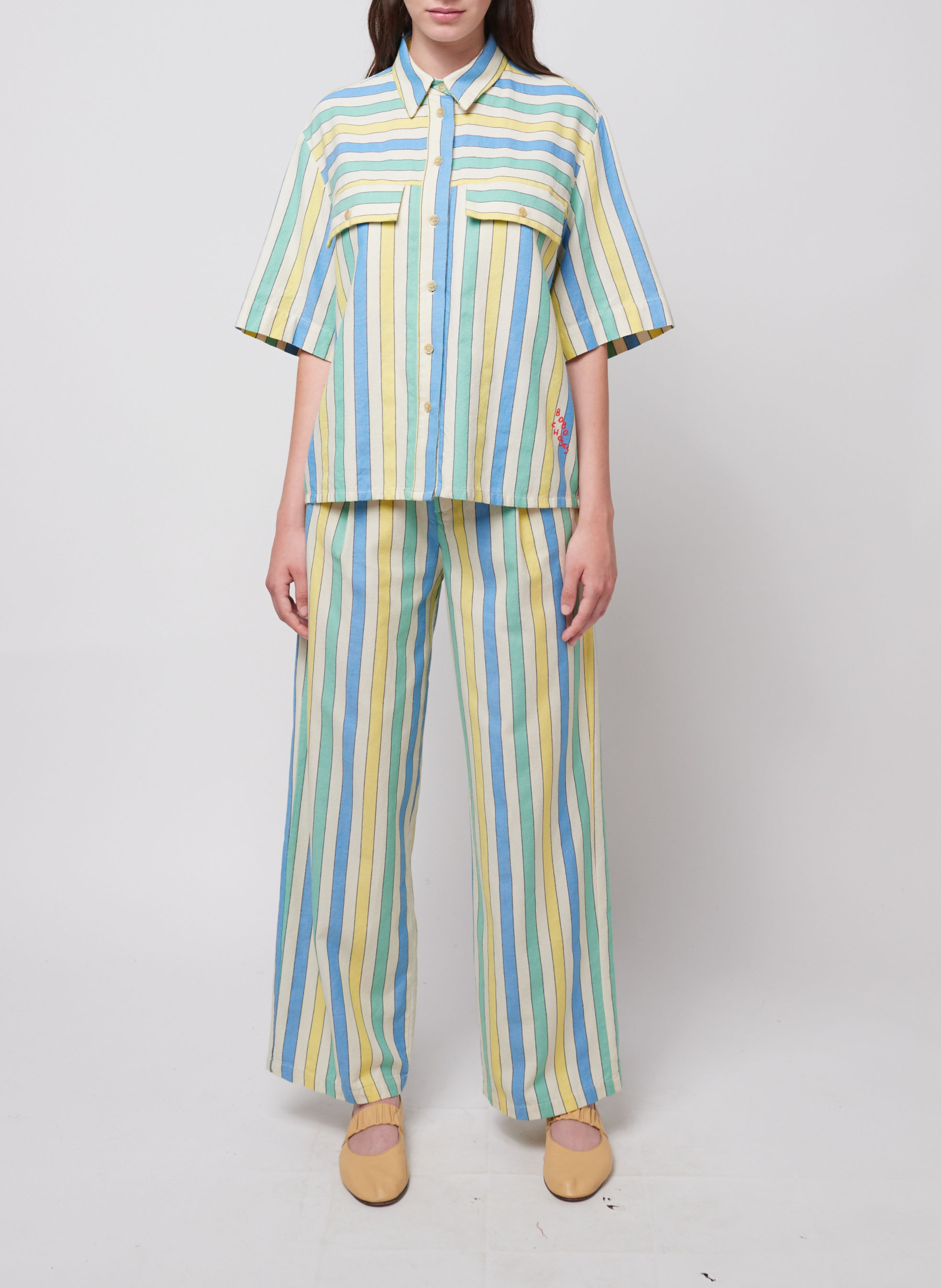 Baumwollhemd mit klassischem Kragen BOBO CHOSES Mehrfarbig