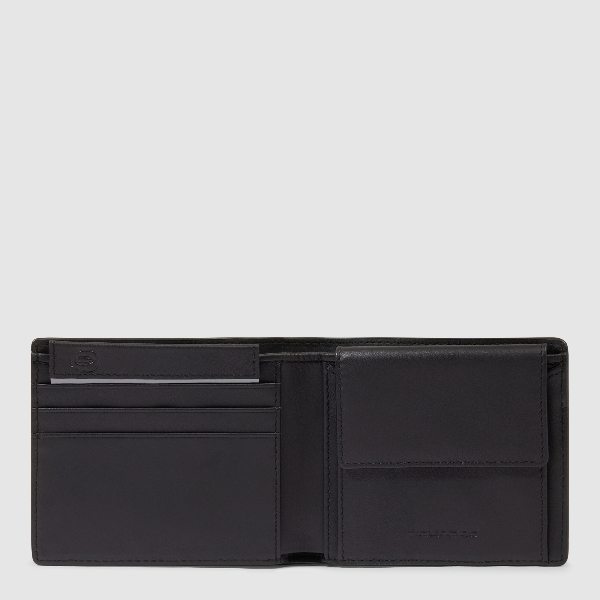 Babylon leather wallet PIQUADRO Black
