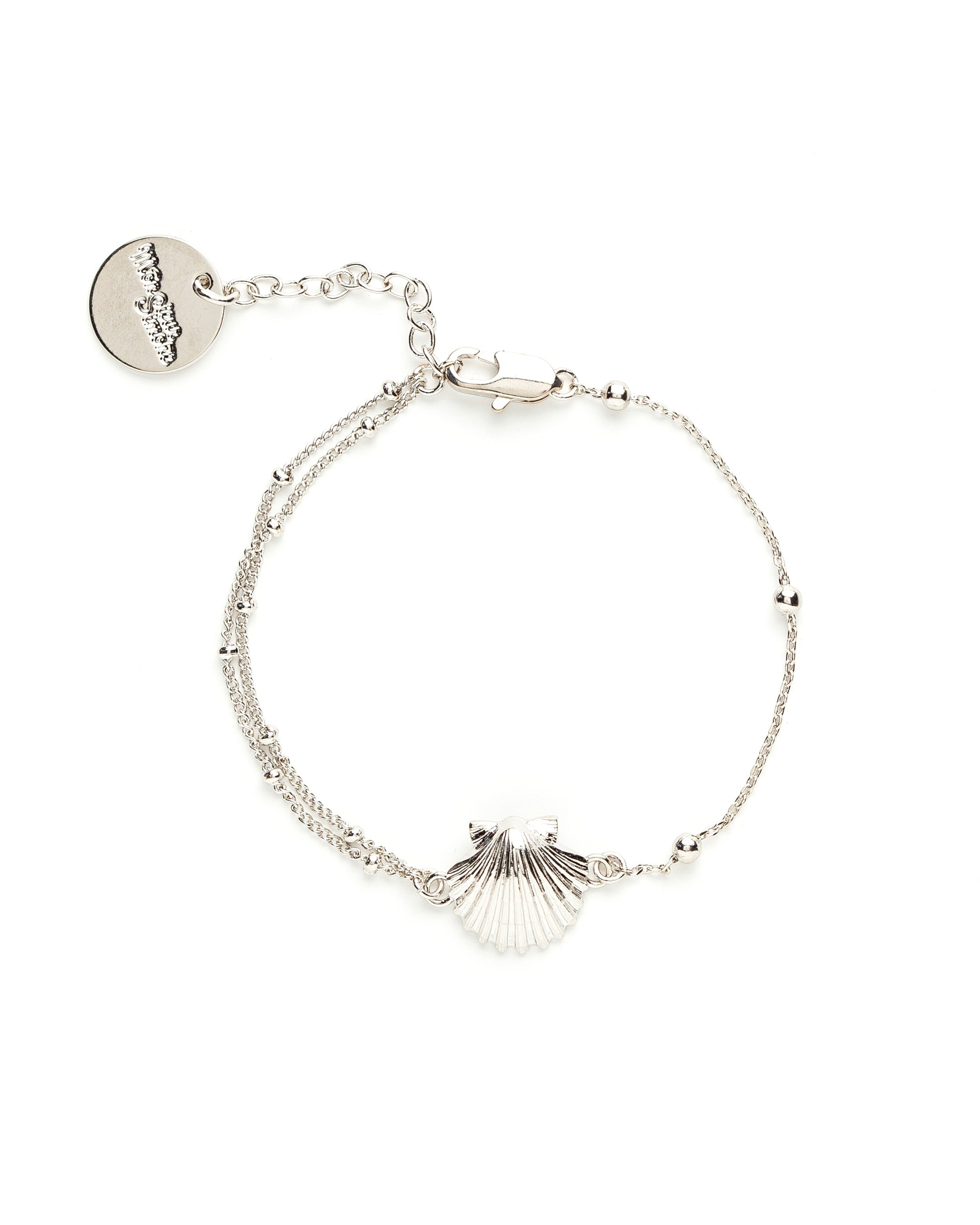 Gold plated seashell bracelet MONSIEUR SIMONE Silver