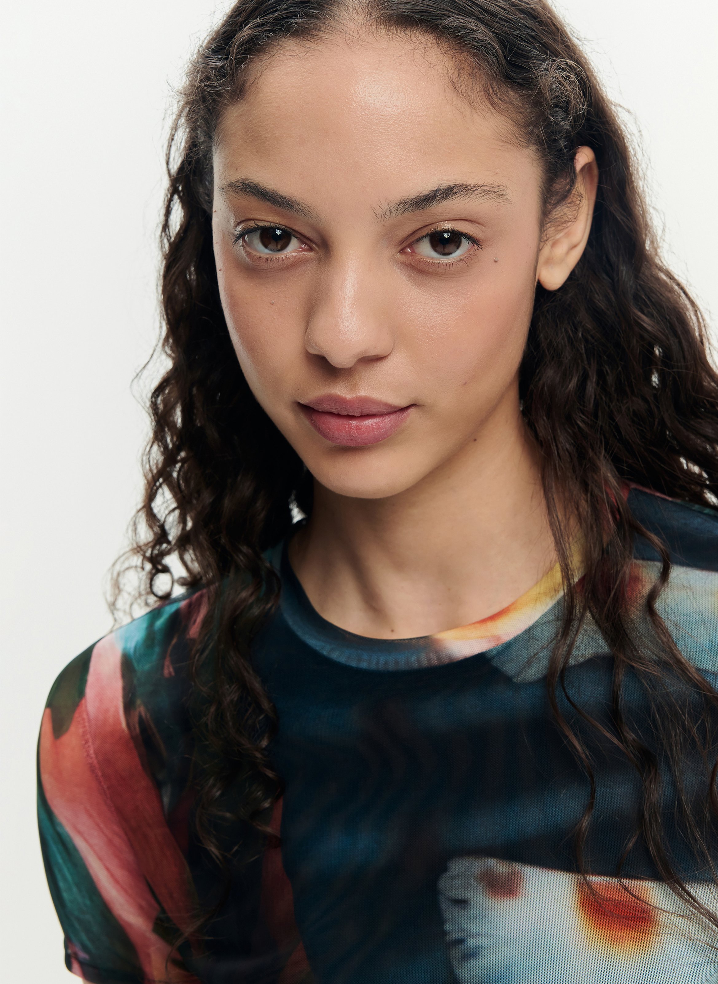 Bedrucktes T-Shirt DESIGUAL Mehrfarbig