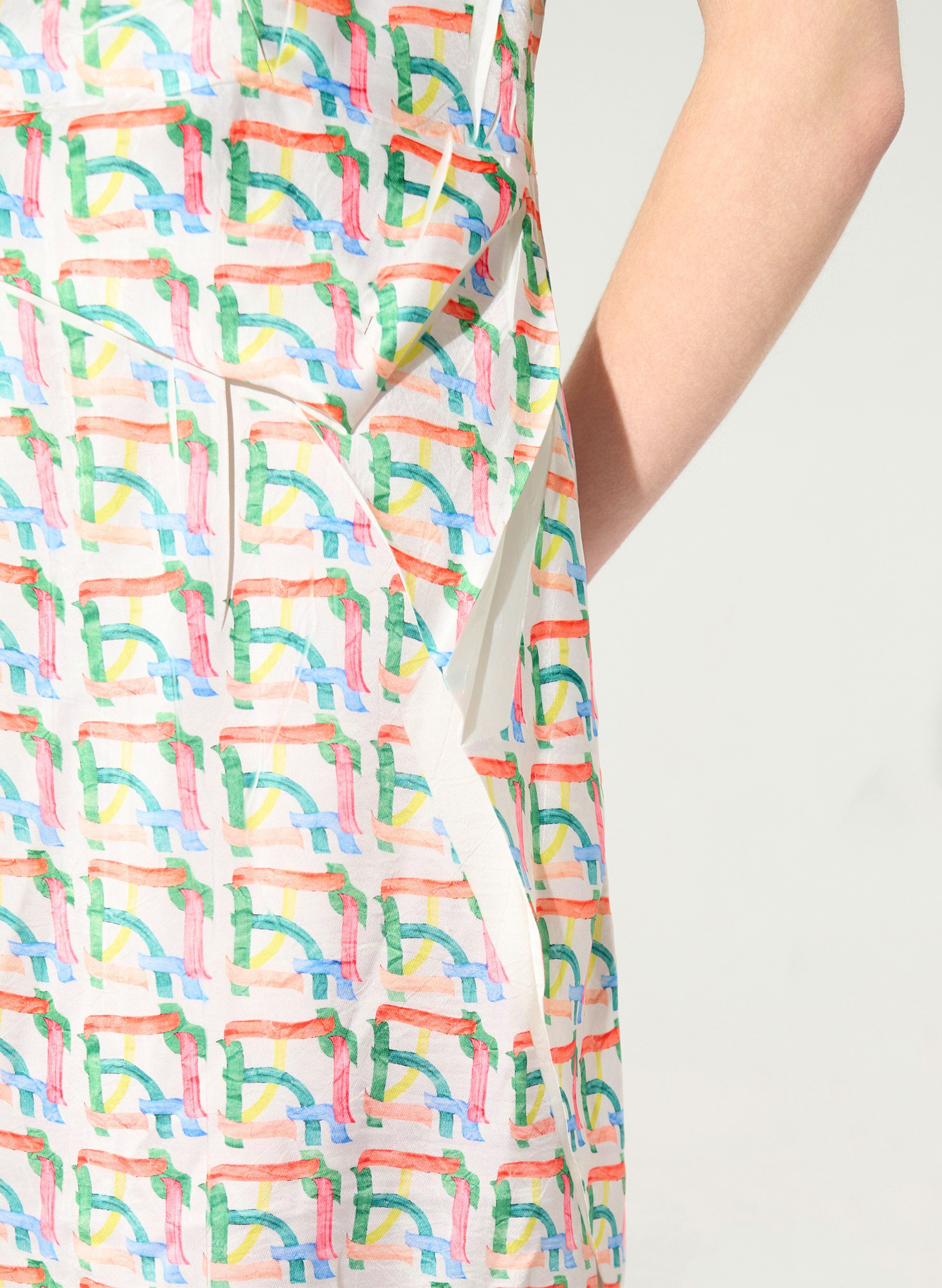 Robe courte évasée  COTELAC ACOTE Blanc