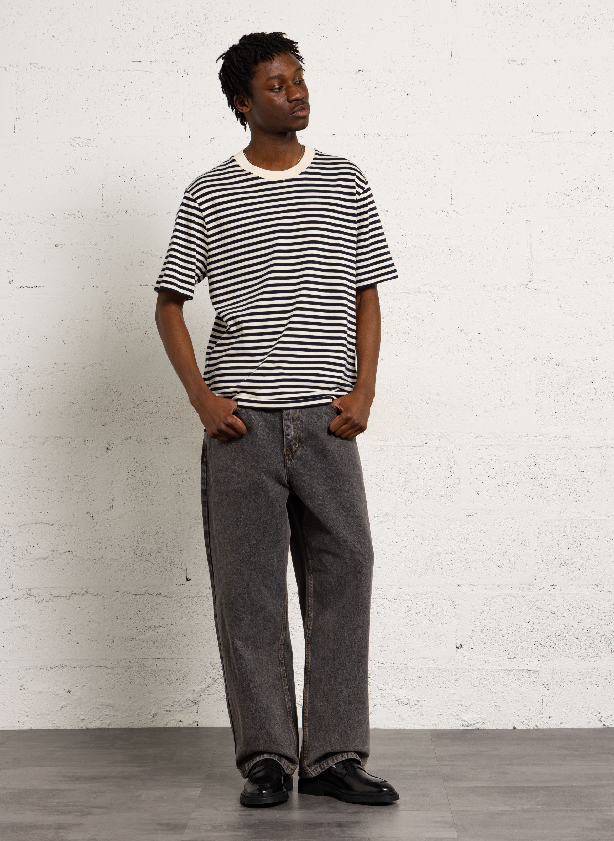 T-shirt oversize en coton AU PRINTEMPS PARIS Bleu