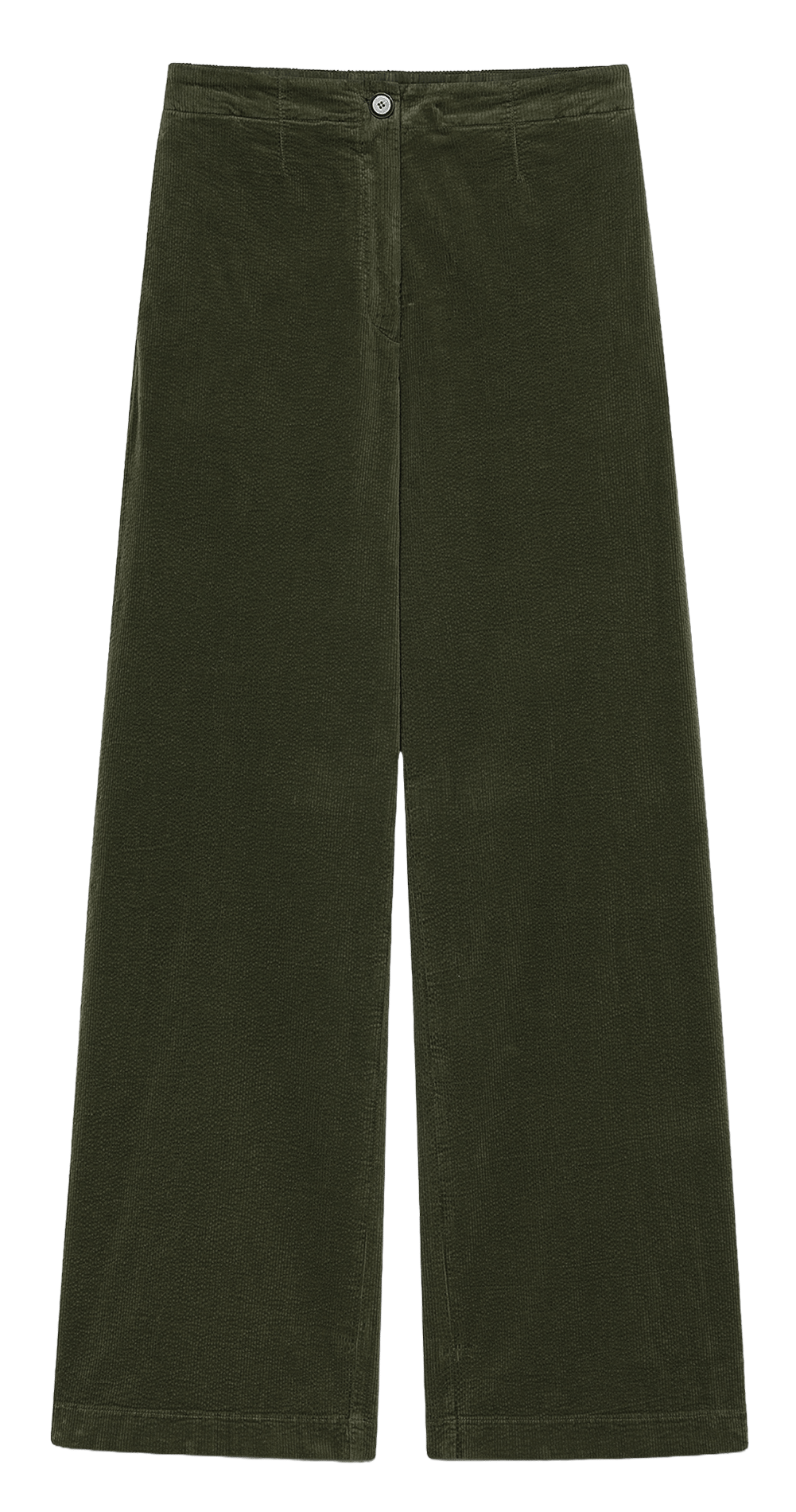 Wool- and cotton-mix straight-cut pants POMANDERE Green
