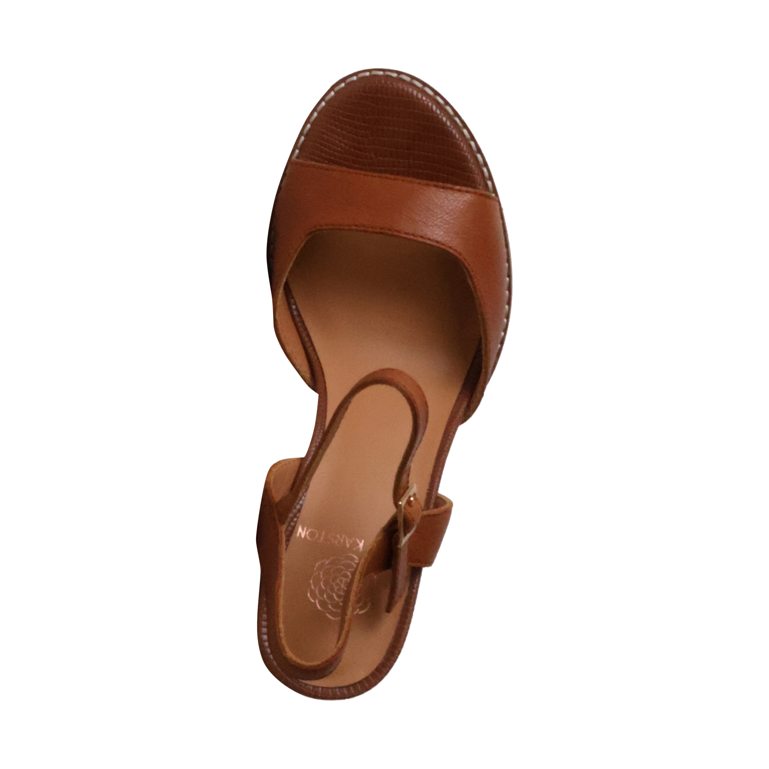 Elsa leather high heel sandals EMILIE KARSTON Brown