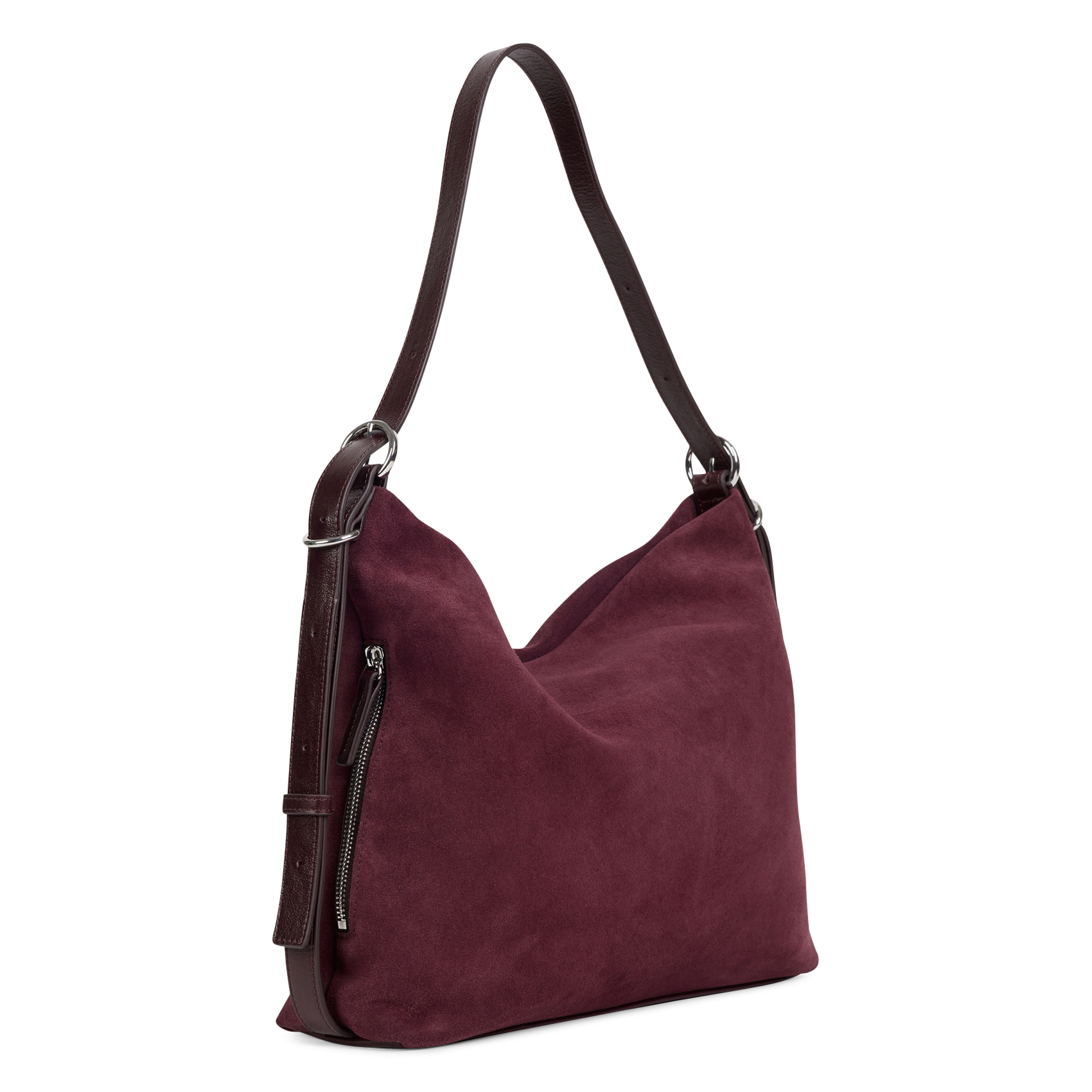 Sac hobo en cuir NAT & NIN Violet