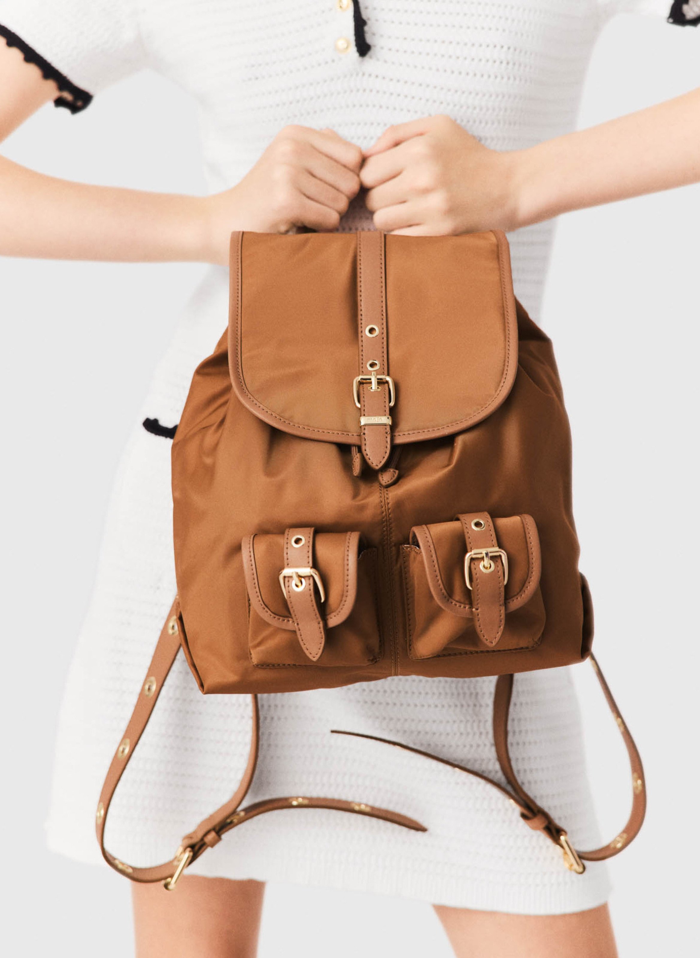 Sac à dos MAJE Beige