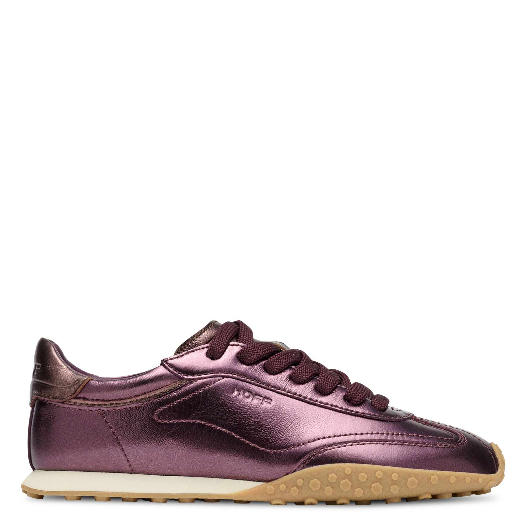 Metallic leather sneakers HOFF Red