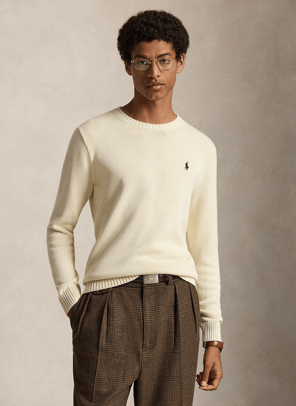 Colour block cotton sweater POLO RALPH LAUREN