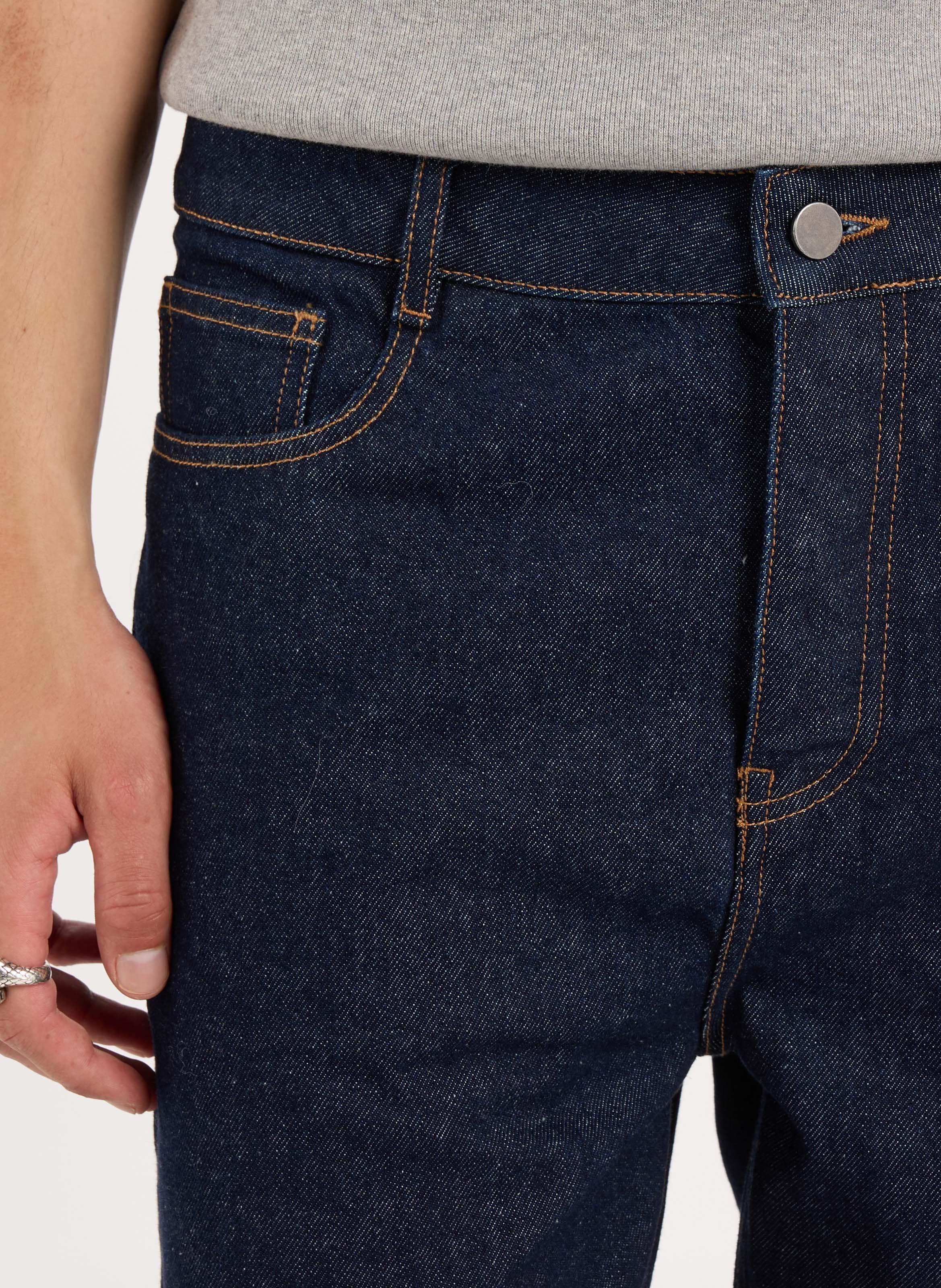 Rechte jeans van stretchkatoen SAISON 1865 Blauw