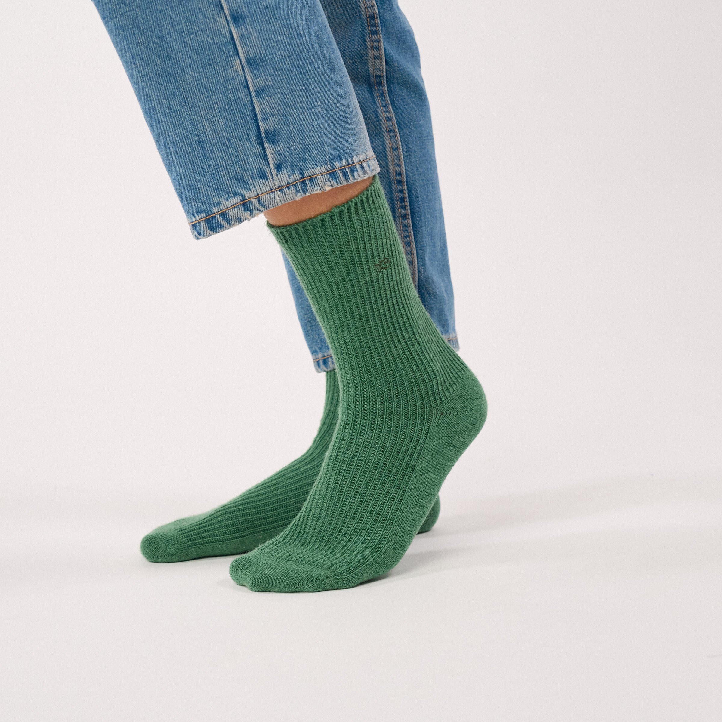 Wool socks BILLYBELT Green