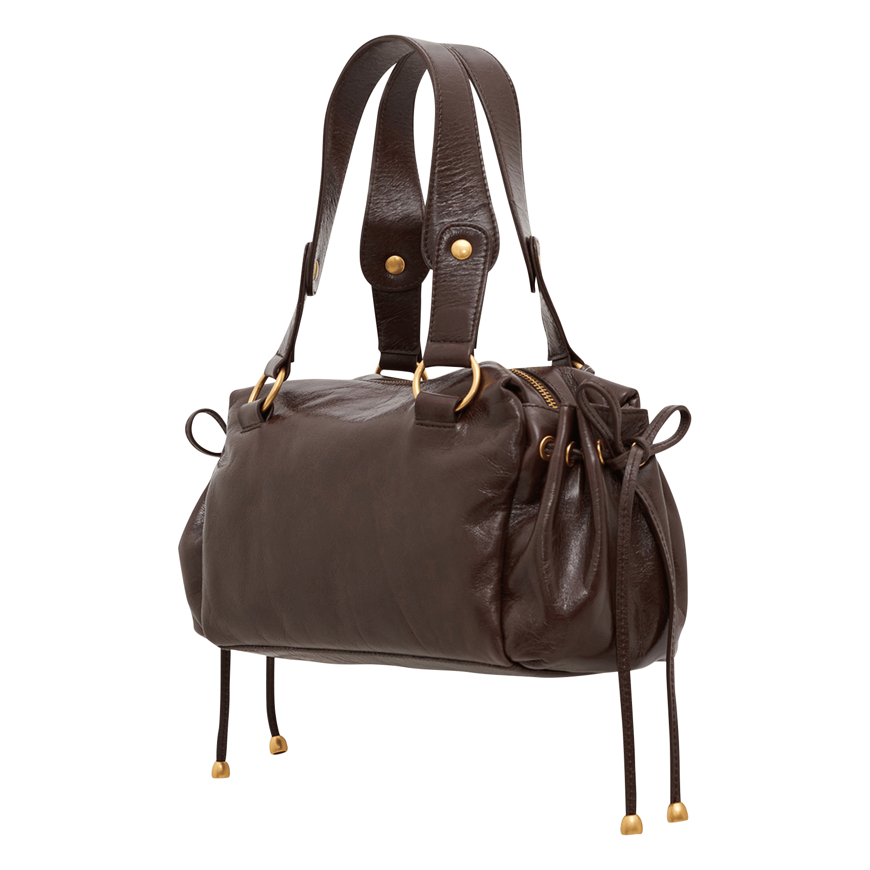 Leren schoudertas GERARD DAREL Bruin