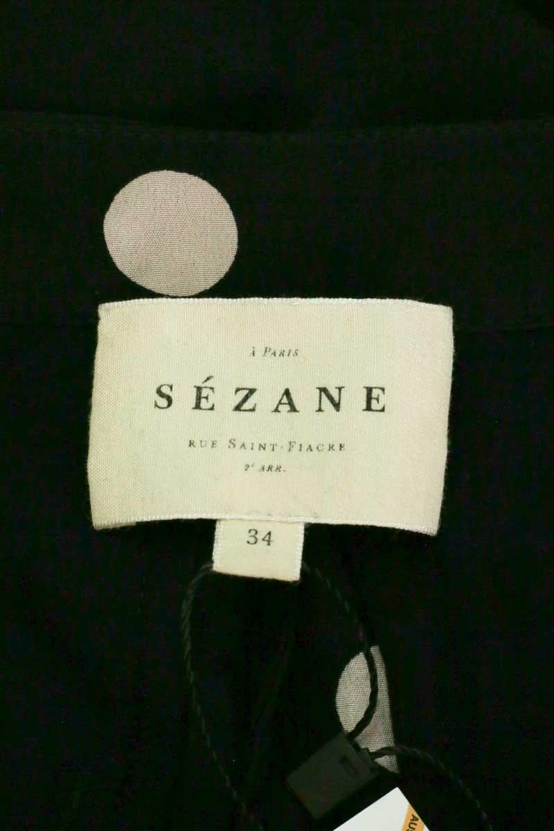Straight-leg pants SEZANE - Seconde main Black