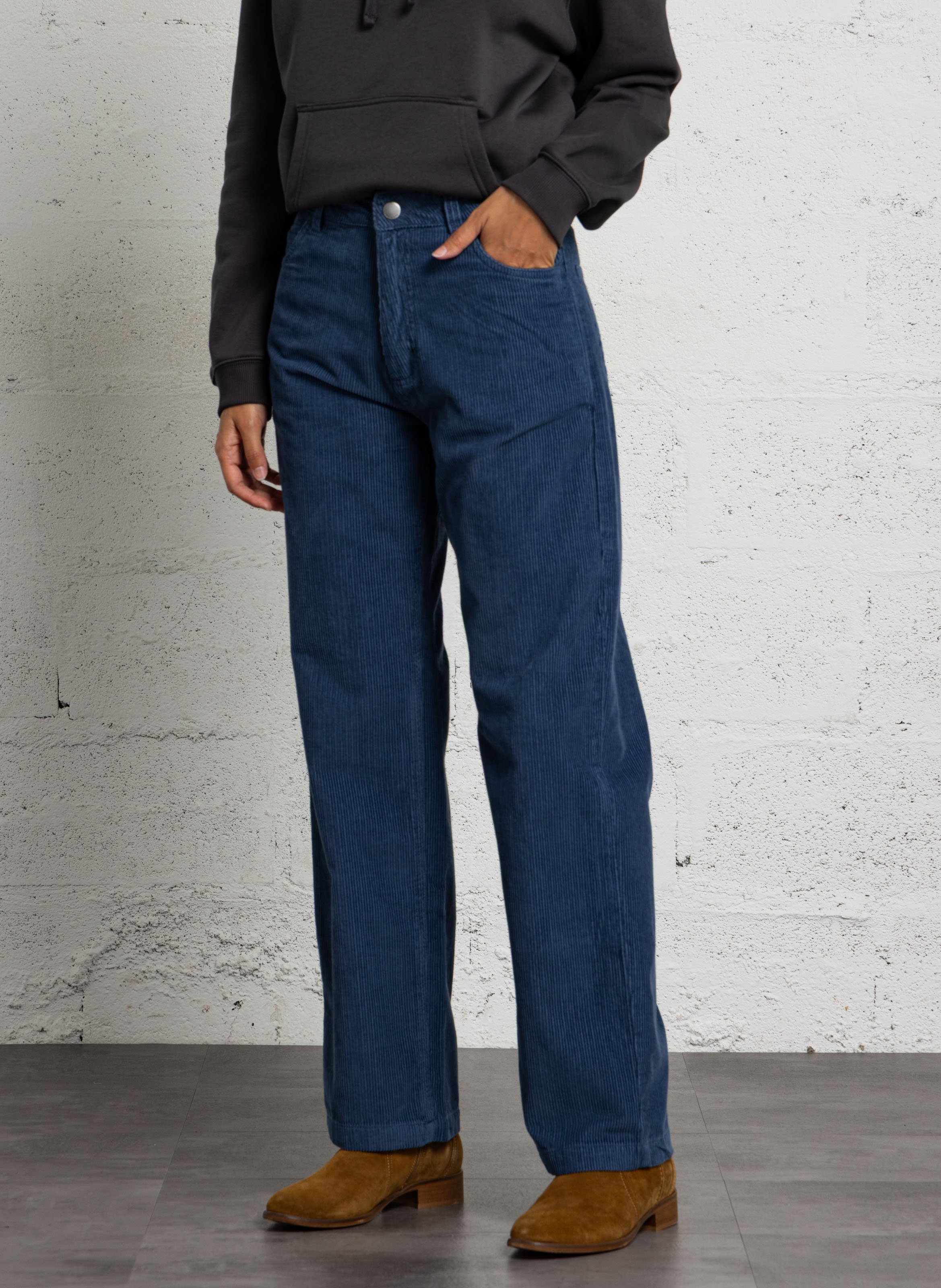 Joggingbroek van katoenen corduroy BILLABONG Blauw