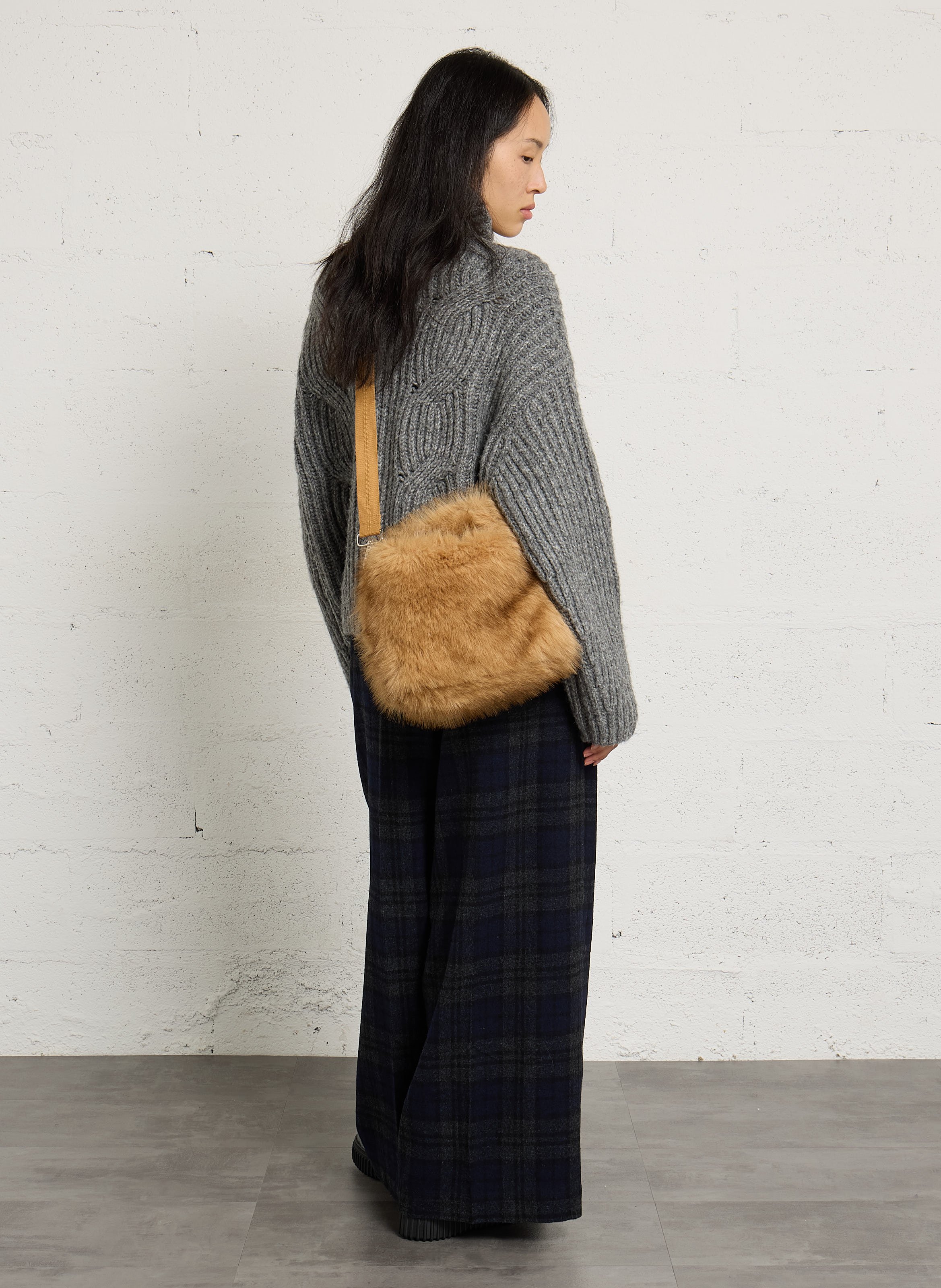 Fake fur shoulder bag BELLEROSE Multicolored