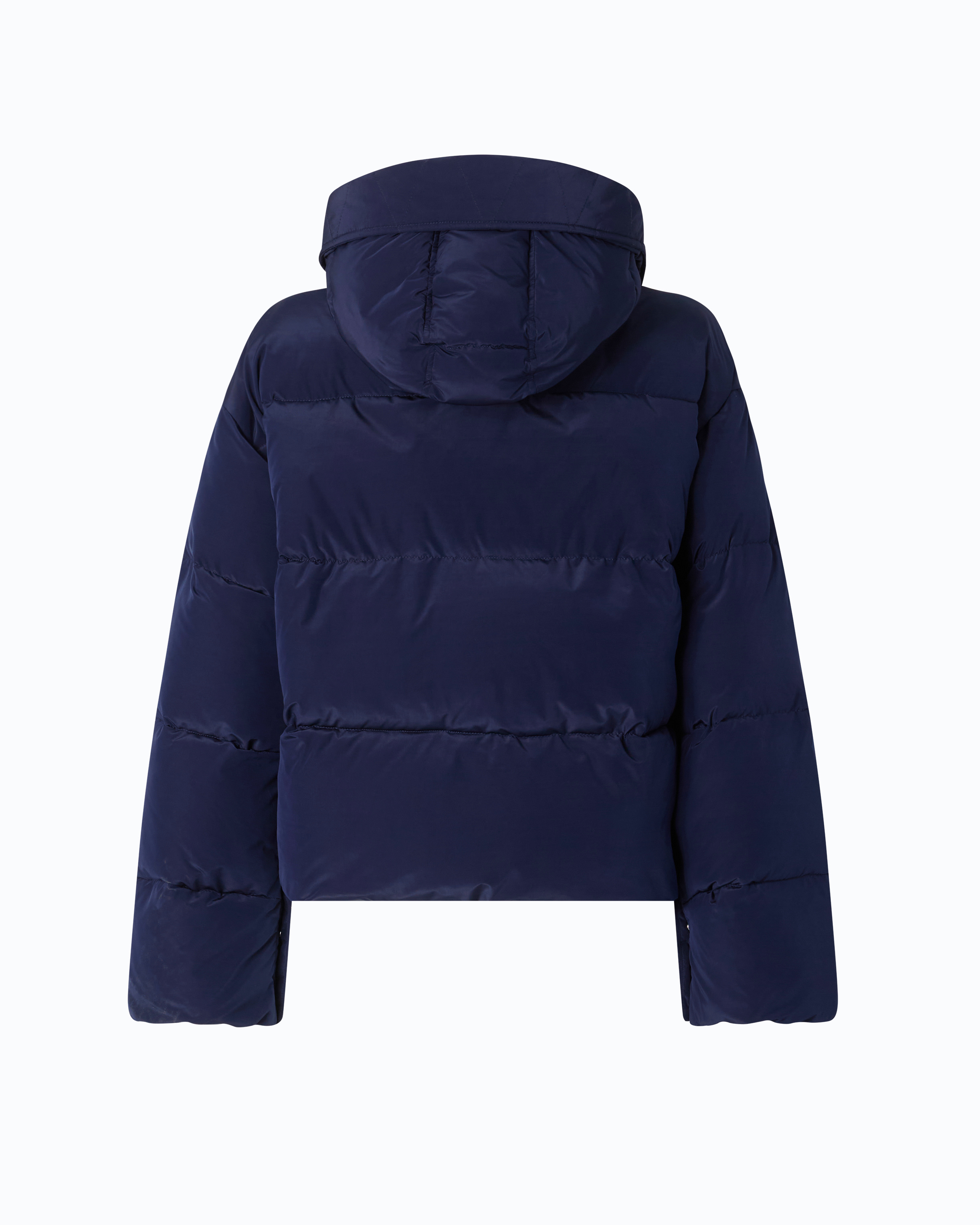 Water-repellent technical fabric puffer jacket PINKO Blue