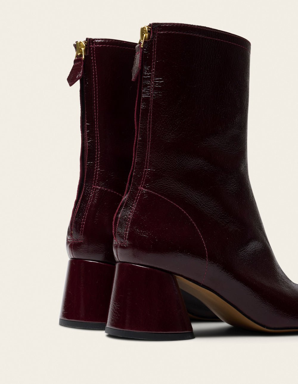 Bottines à talons ODAJE Rouge