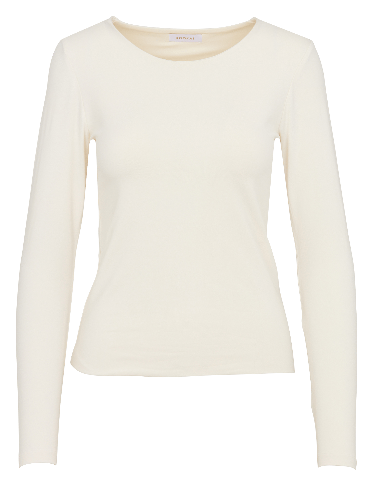 Langarm-T-Shirt aus Baumwollmischung KOOKAI Weiss