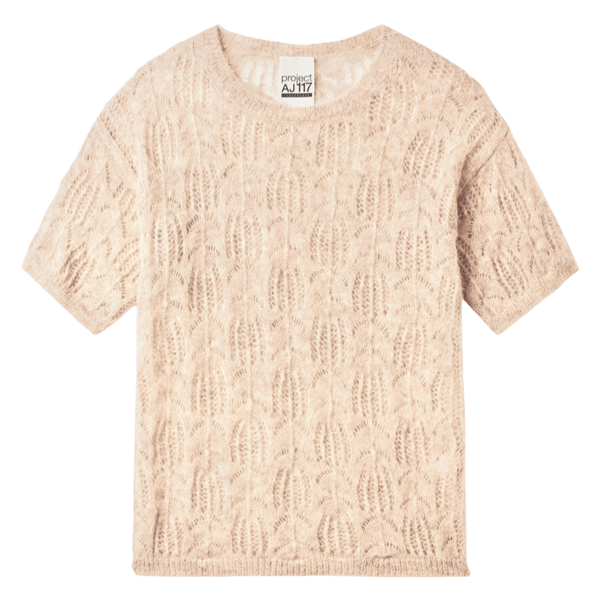 Gerade geschnittener Pullover aus Wollmix mit Rundhalsausschnitt PROJECT-AJ117 Rot