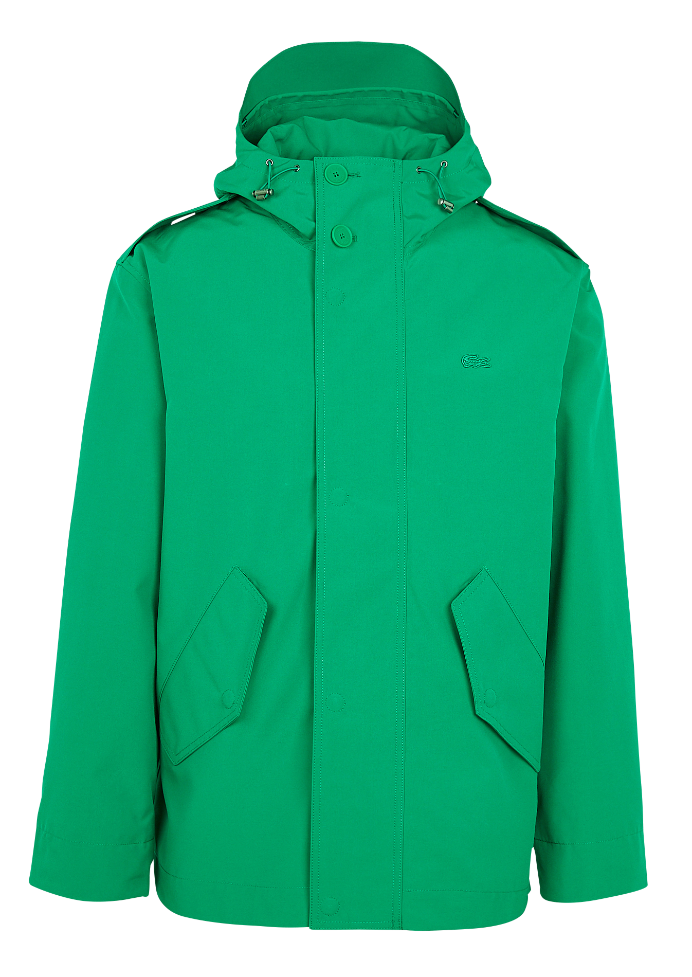 lacoste hooded parka jacket