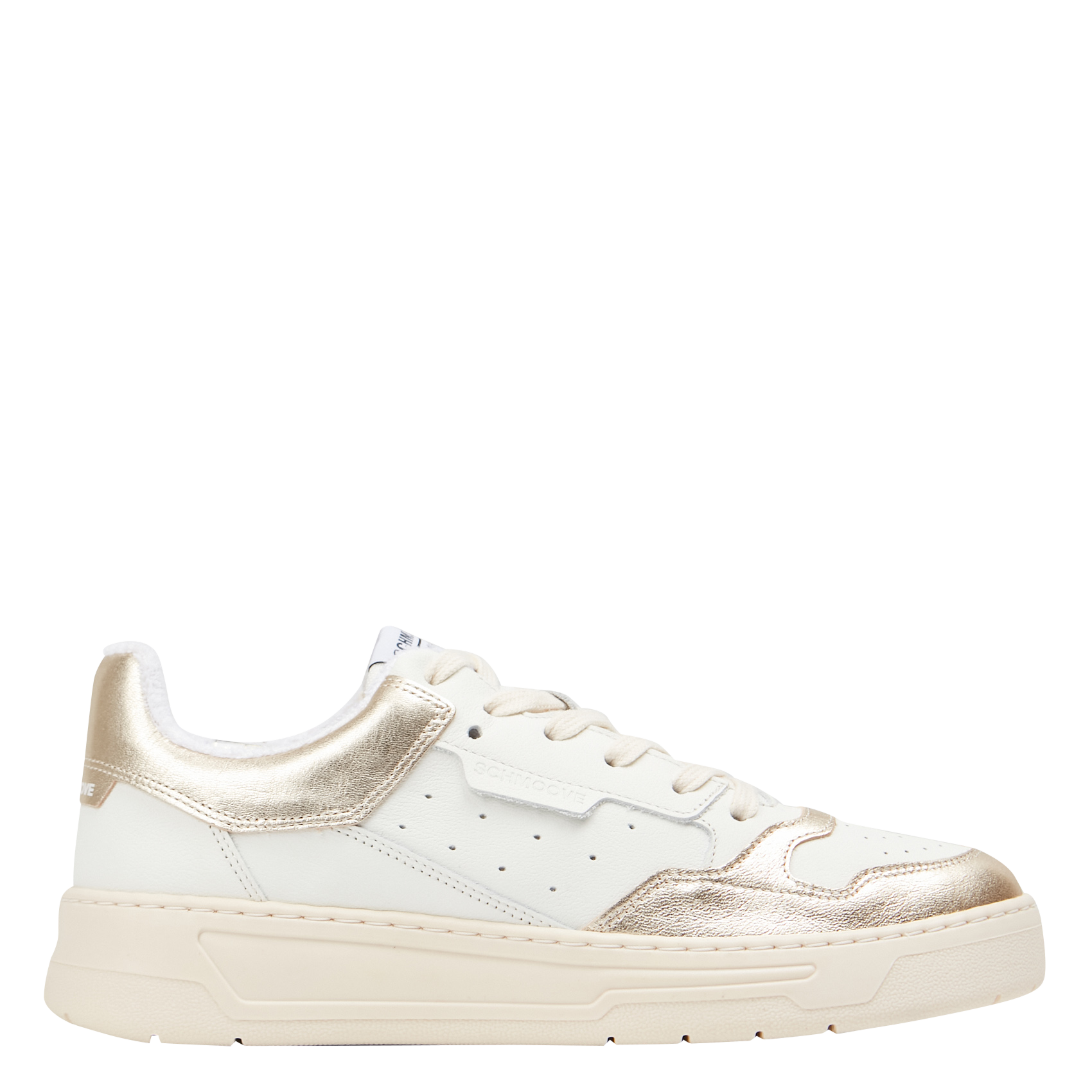 Low-top leather trainers SCHMOOVE White