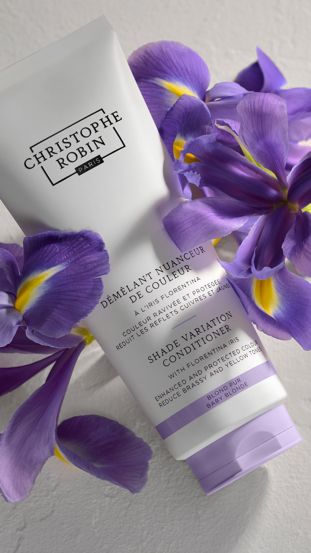 Démêlant Nuanceur De Couleur à L'Iris Florentina CHRISTOPHE ROBIN No color