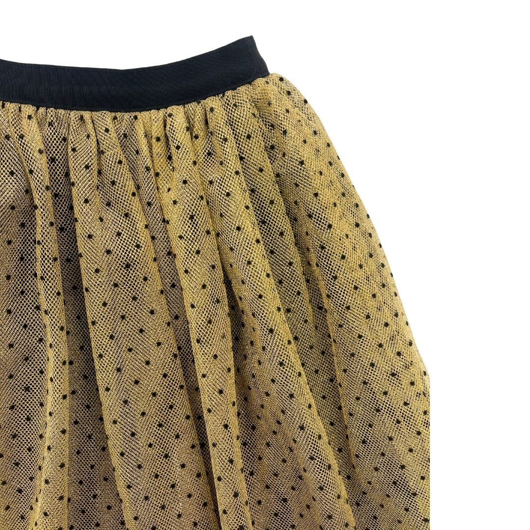 Gold child's skirt - 6 years BONPOINT - Seconde Main Golden