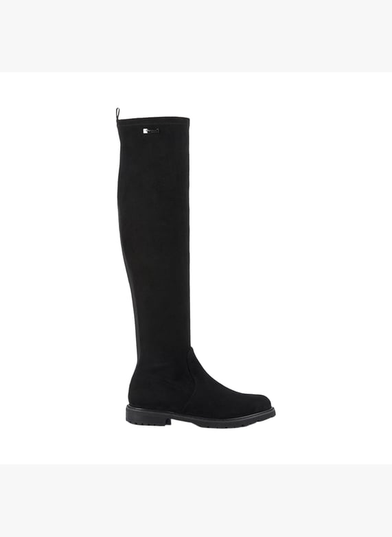 Bottes Cuir Par M.belarbi Doremiz Noir suede Les Tropeziennes Par M.belarbi Femme 238246 Place des Tendances