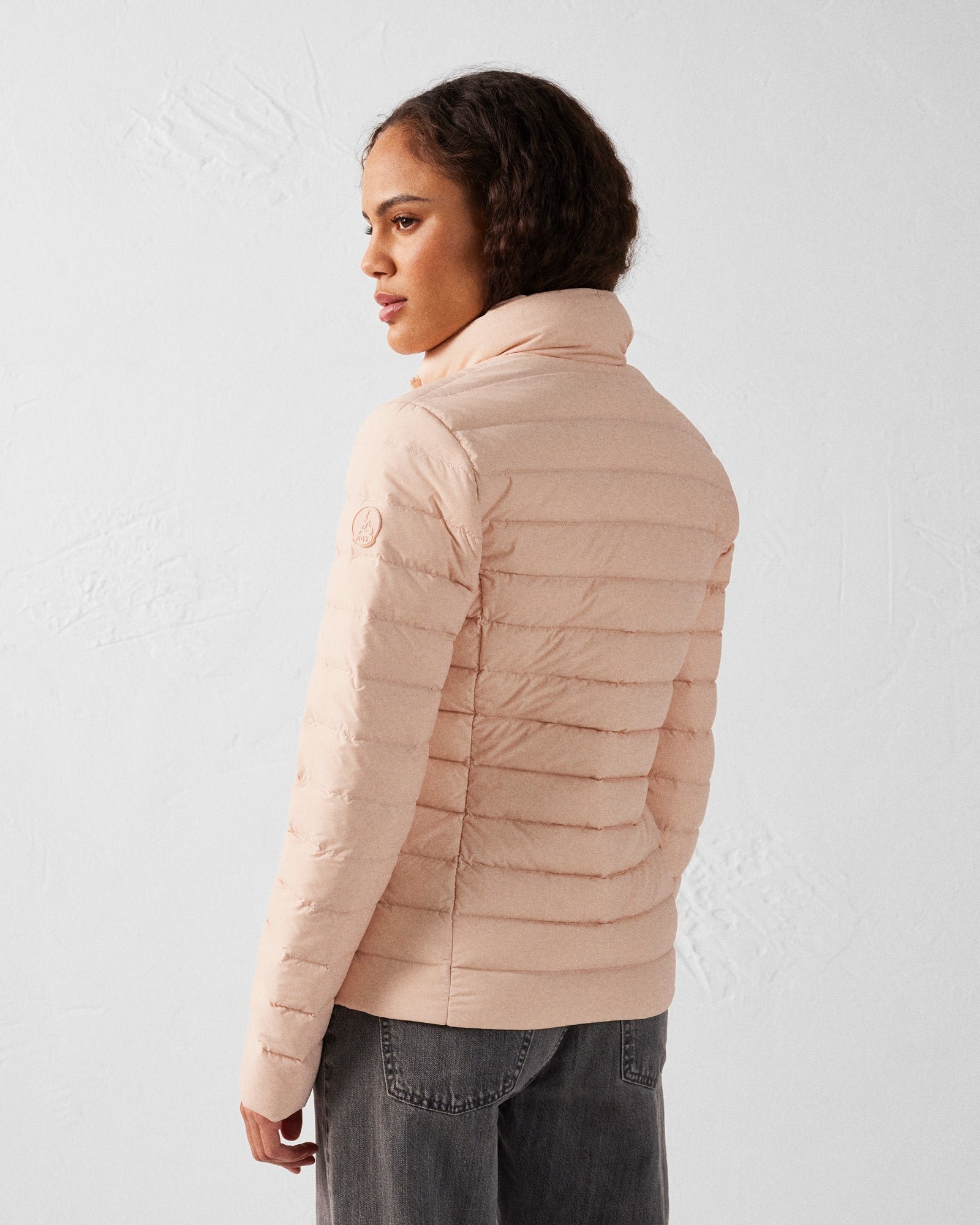 Lightweight stretch down jacket Maia JOTT Pink