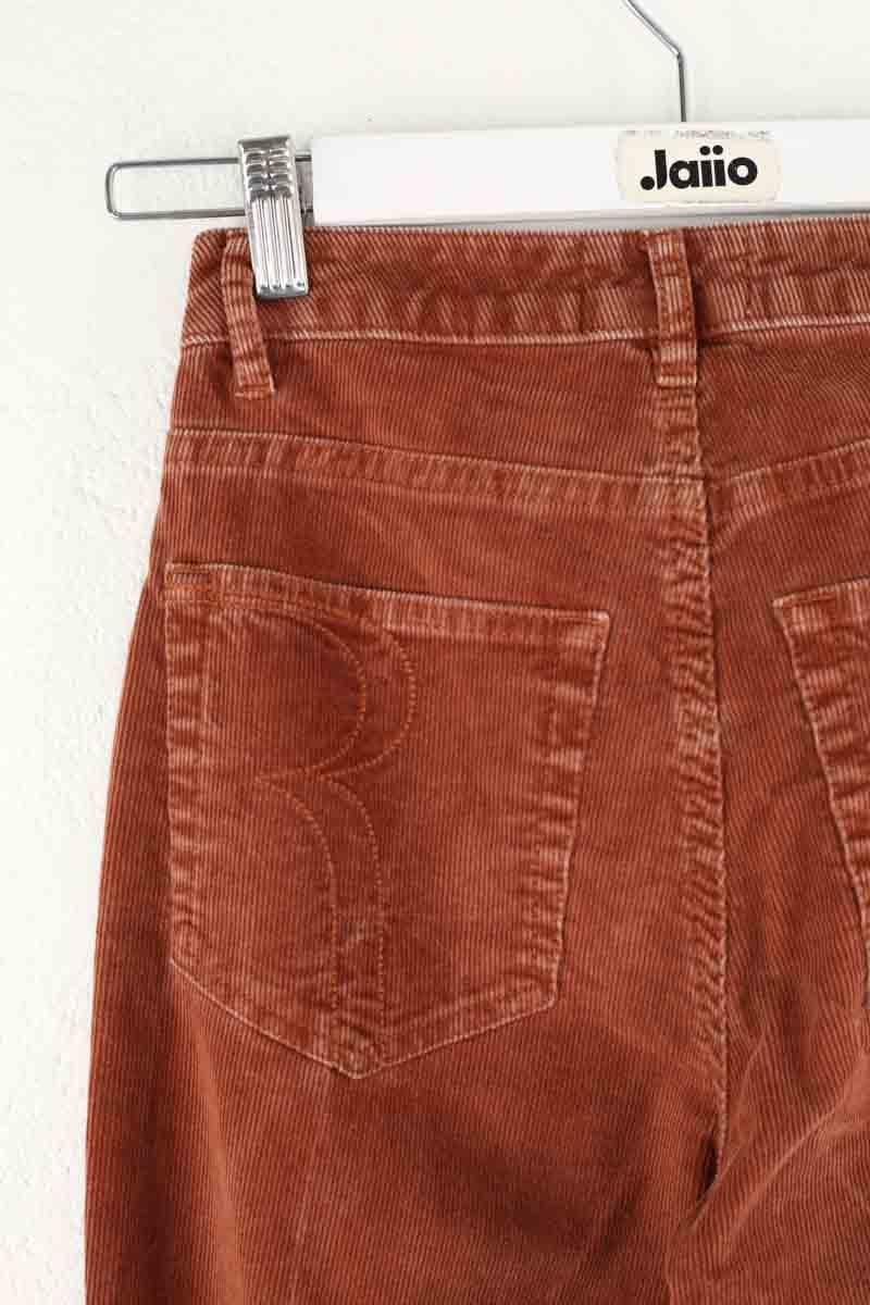 Slim-fit cotton cargo pants ROUJE - Seconde Main Brown