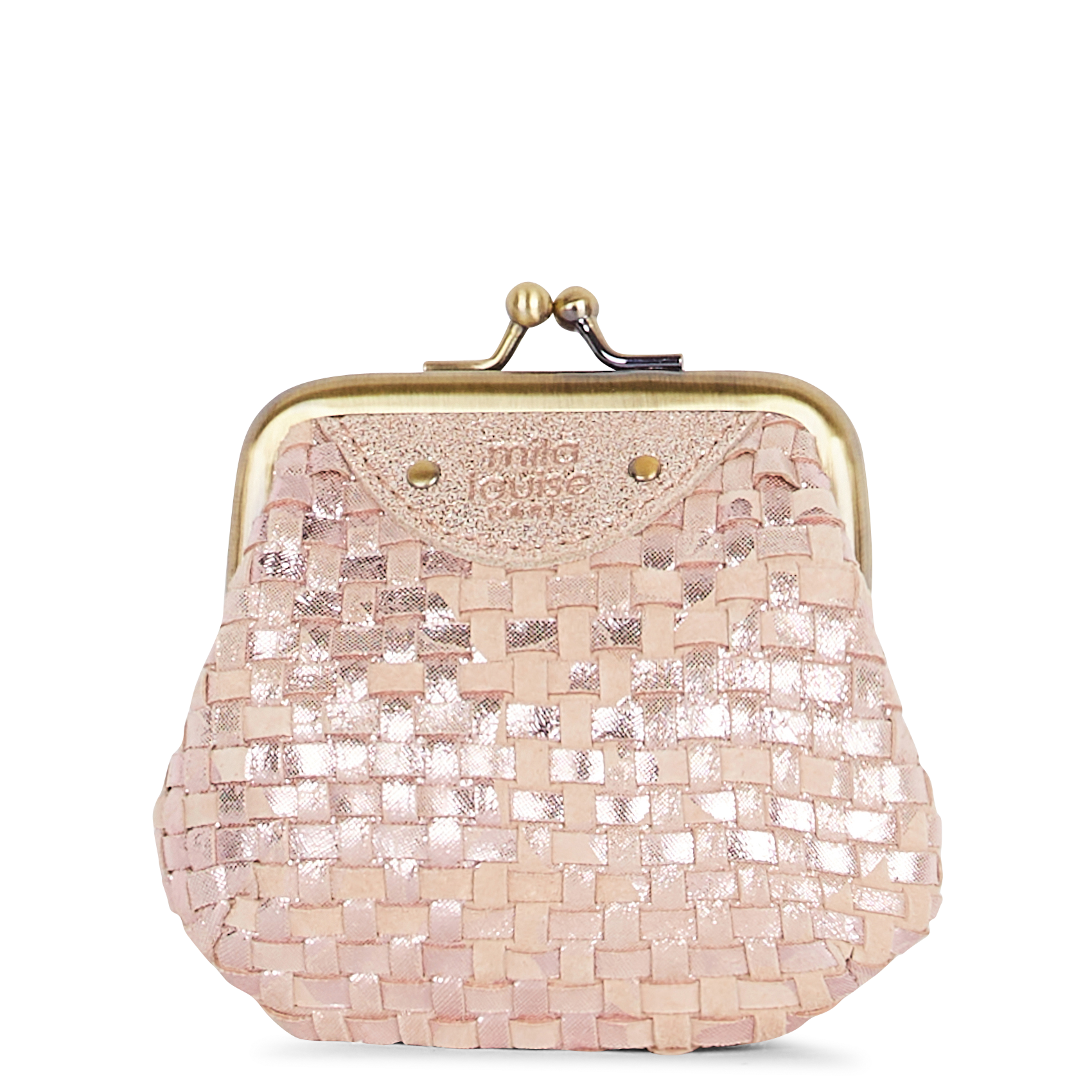 Porte-monnaie bourse en cuir  MILA LOUISE