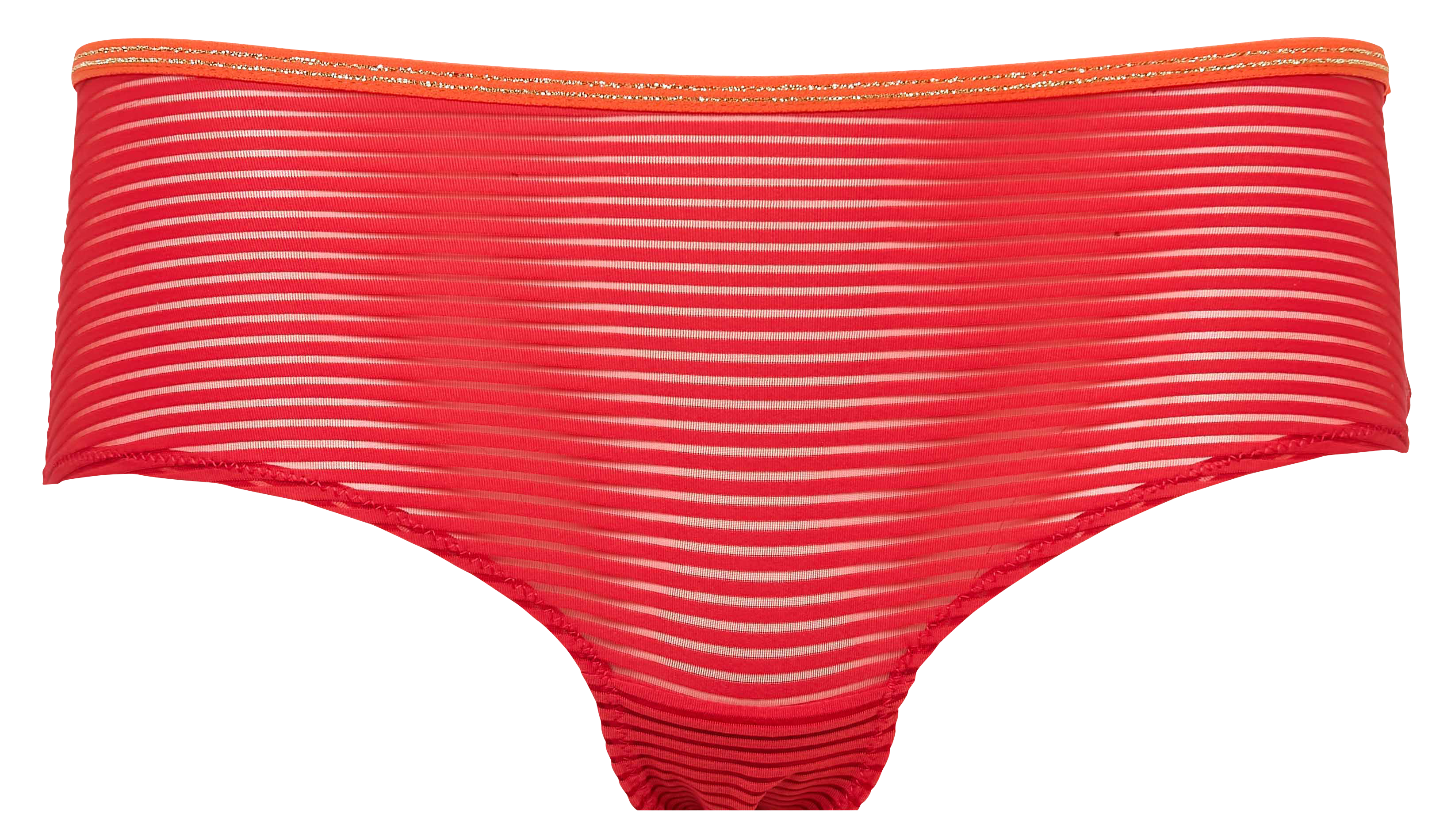 Shorty rayé LA NOUVELLE Orange