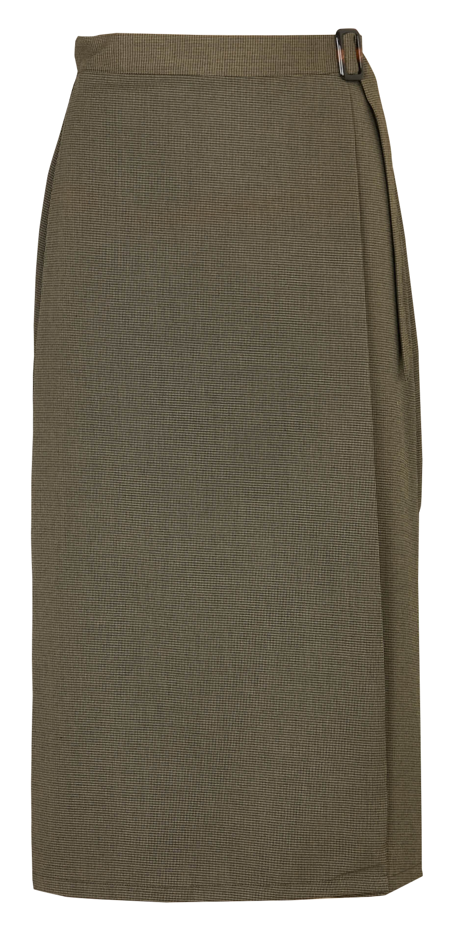 Karierter Midirock LA PETITE ETOILE Khaki