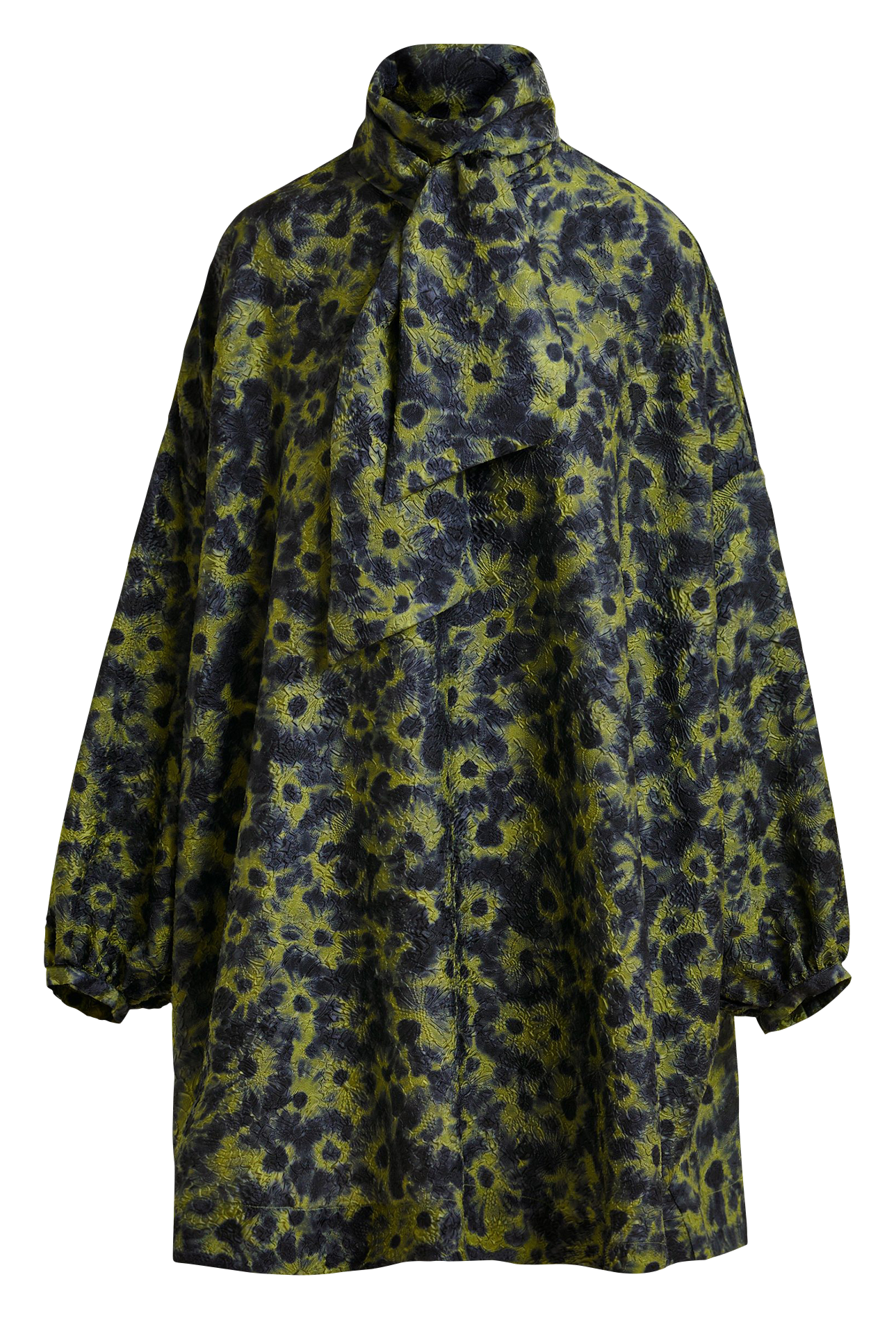 Robe ample courte à col lavallière ESSENTIEL ANTWERP Bleu