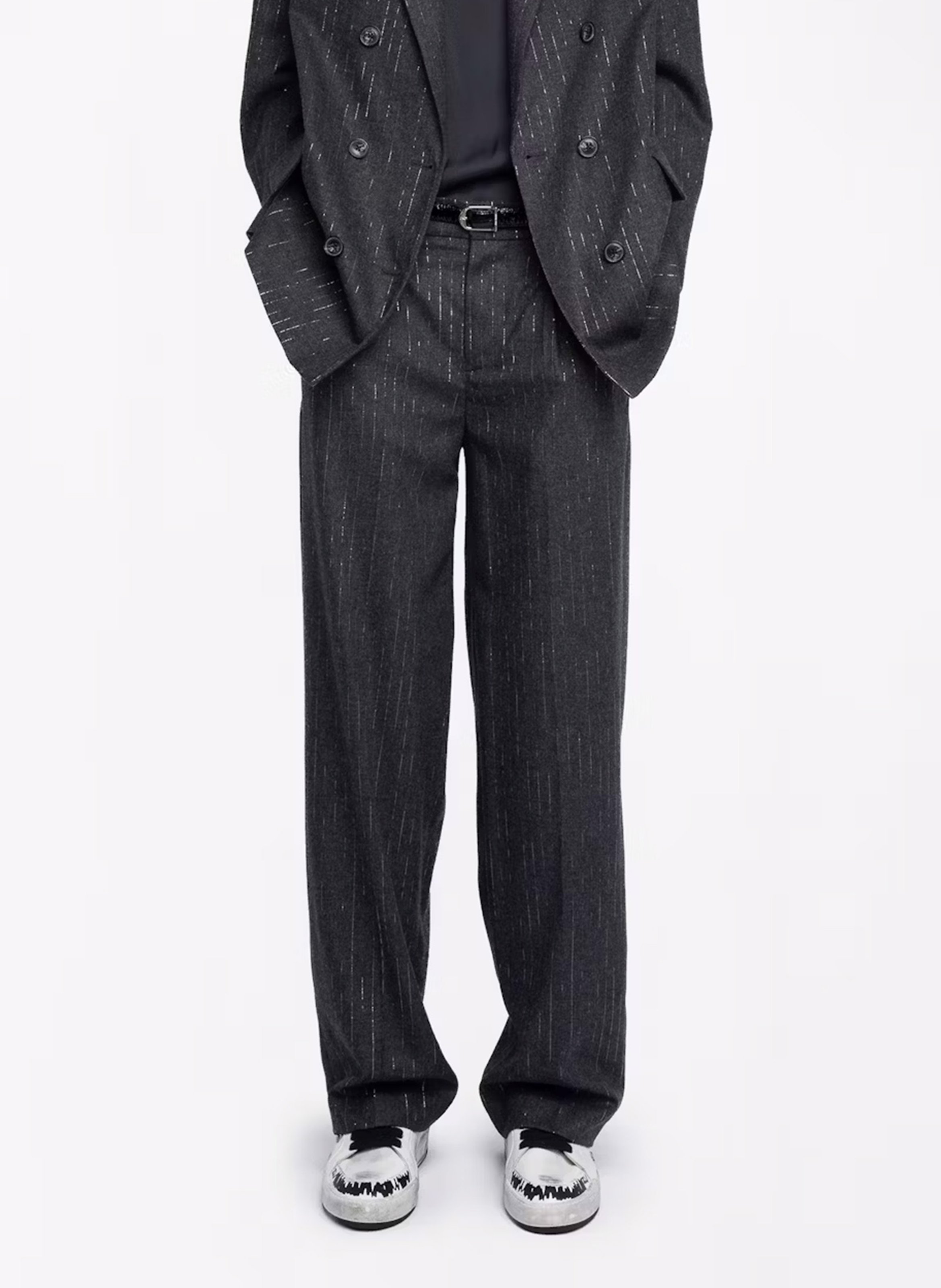 Pantalon tailleur droit ZADIG&VOLTAIRE Gris