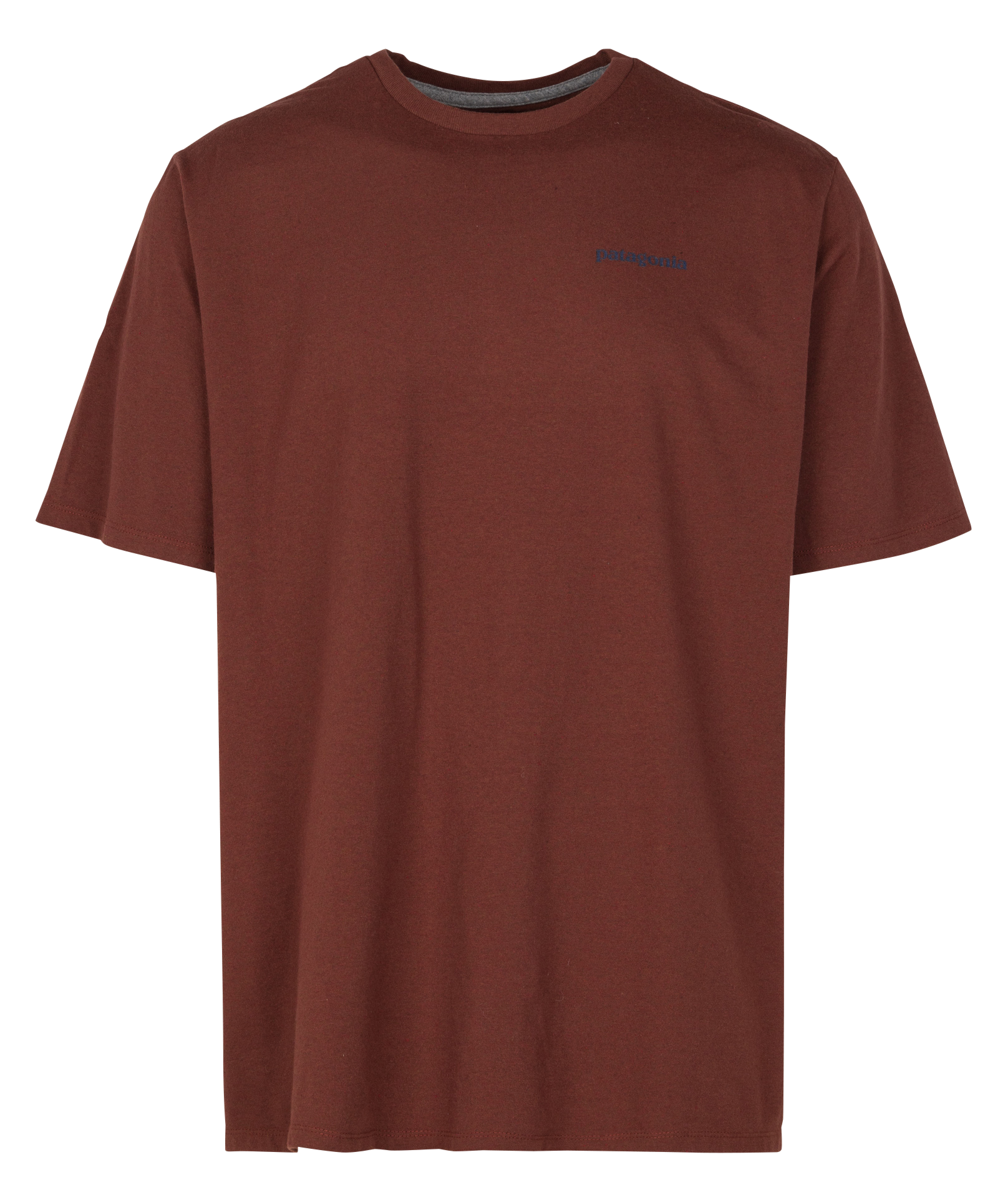 Straight T-shirt in mixed recycled cotton PATAGONIA Brown