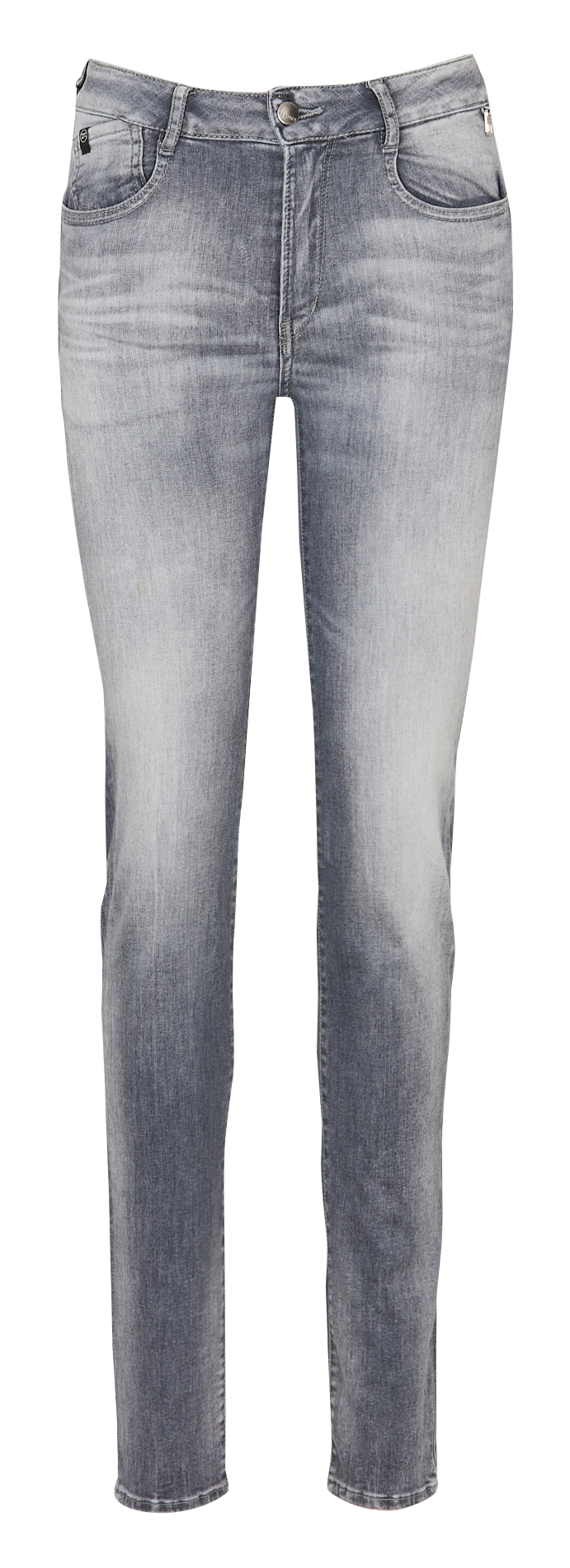 Jean slim en coton mélangé  LE TEMPS DES CERISES Gris