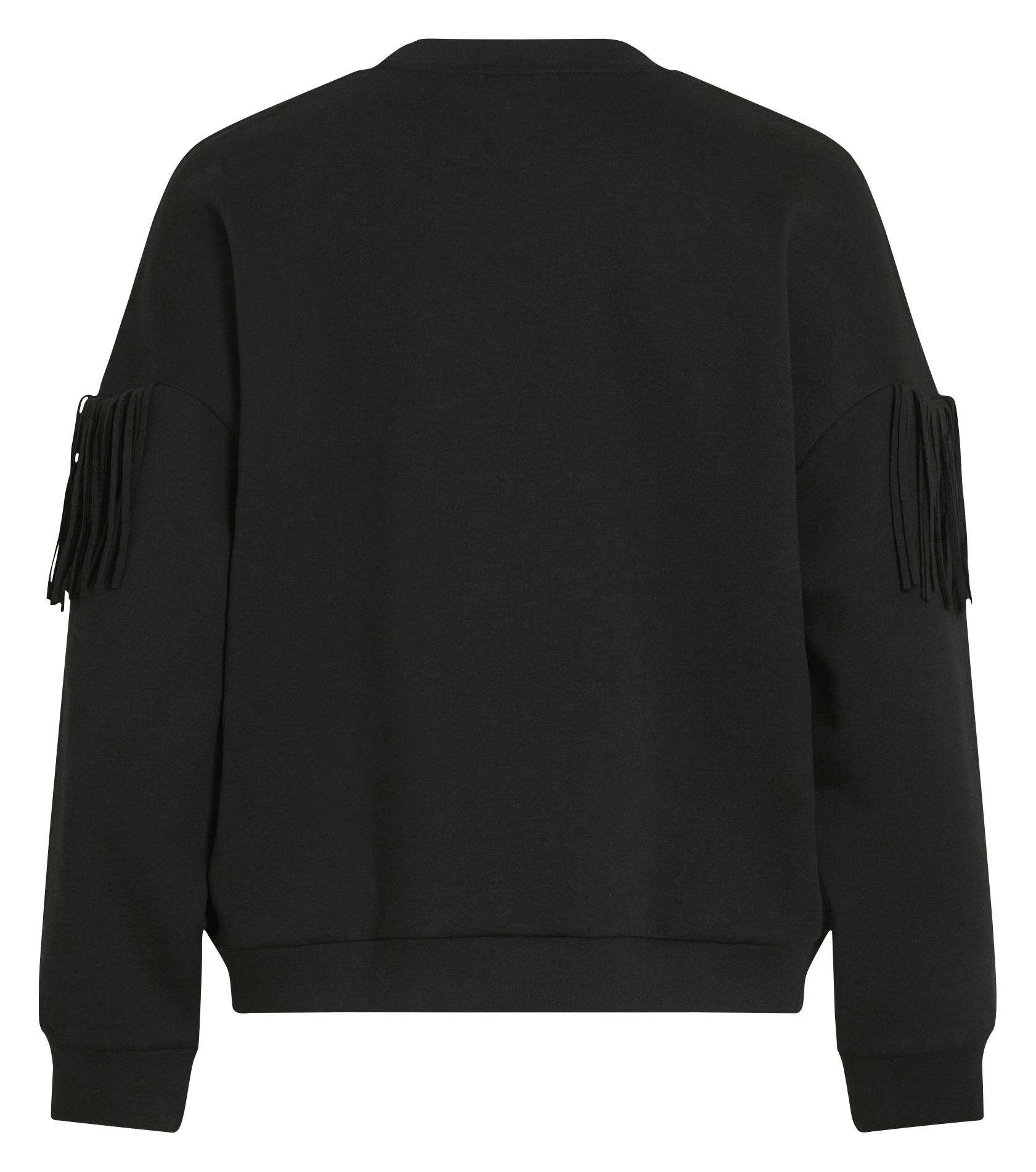 Oversized sweatshirt in mixed recycled fibers VILA Black