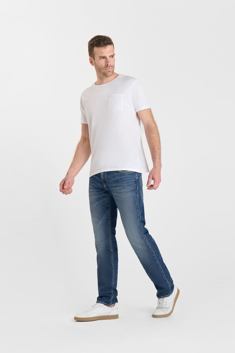 Straight leg jeans, length 34 LE TEMPS DES CERISES Blue