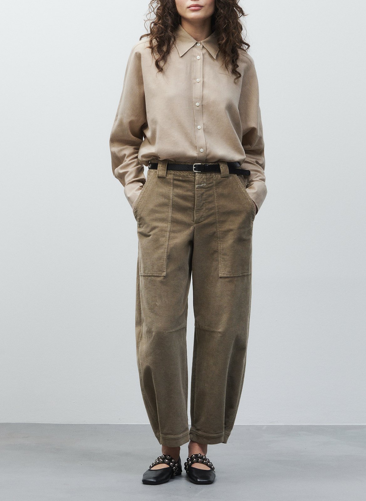 Mom-fit jeans CLOSED Beige