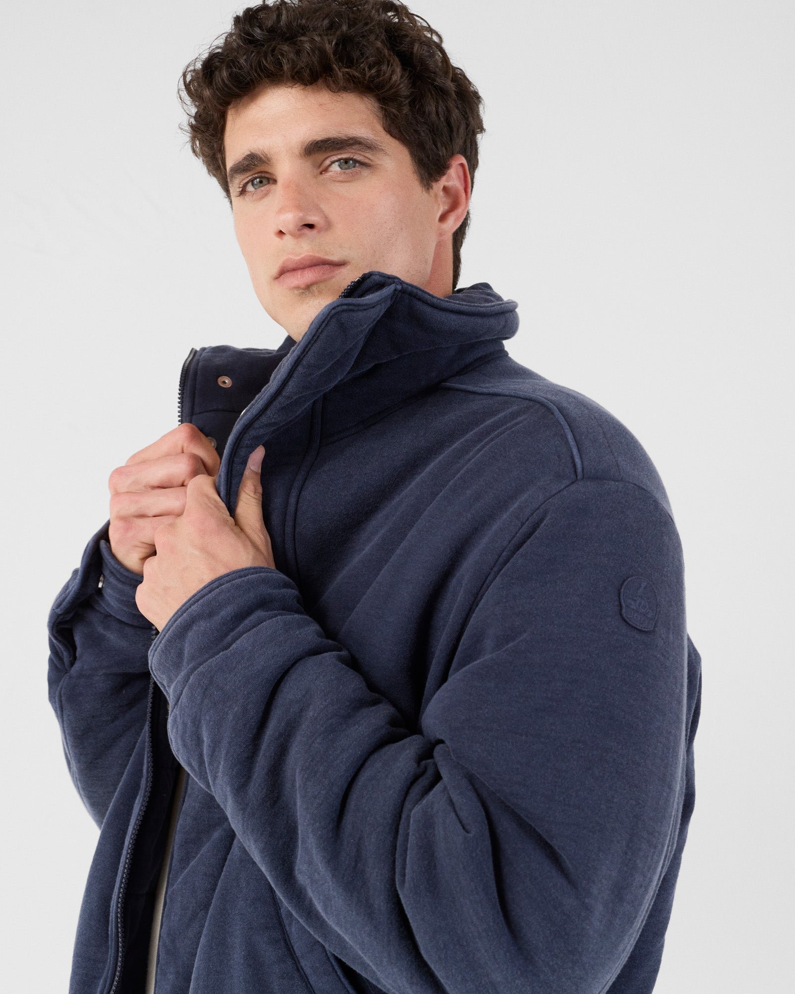 Hank jersey bomber jacket JOTT Blue