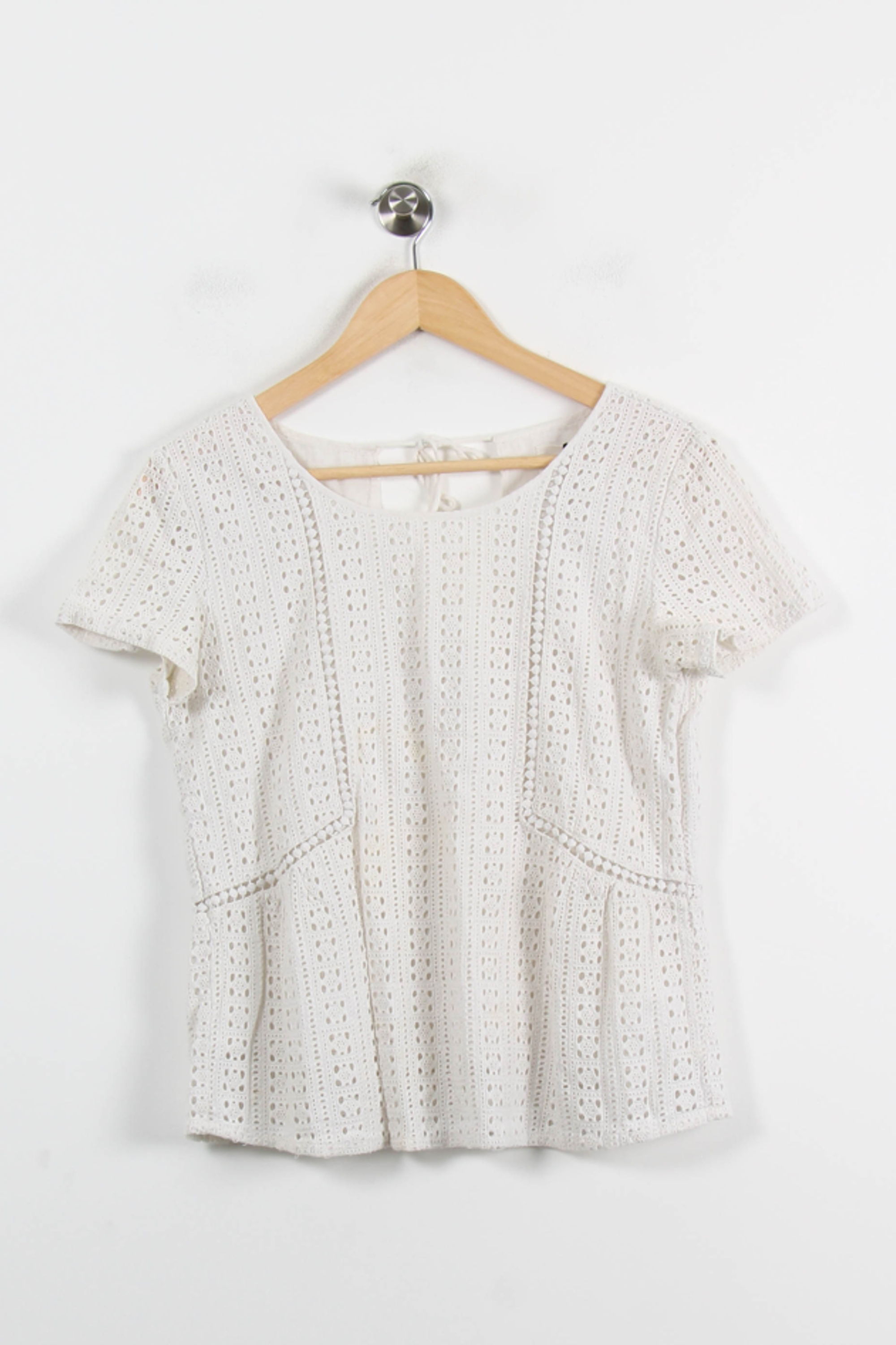 Tommy Badge T-shirt SEZANE - Seconde main White