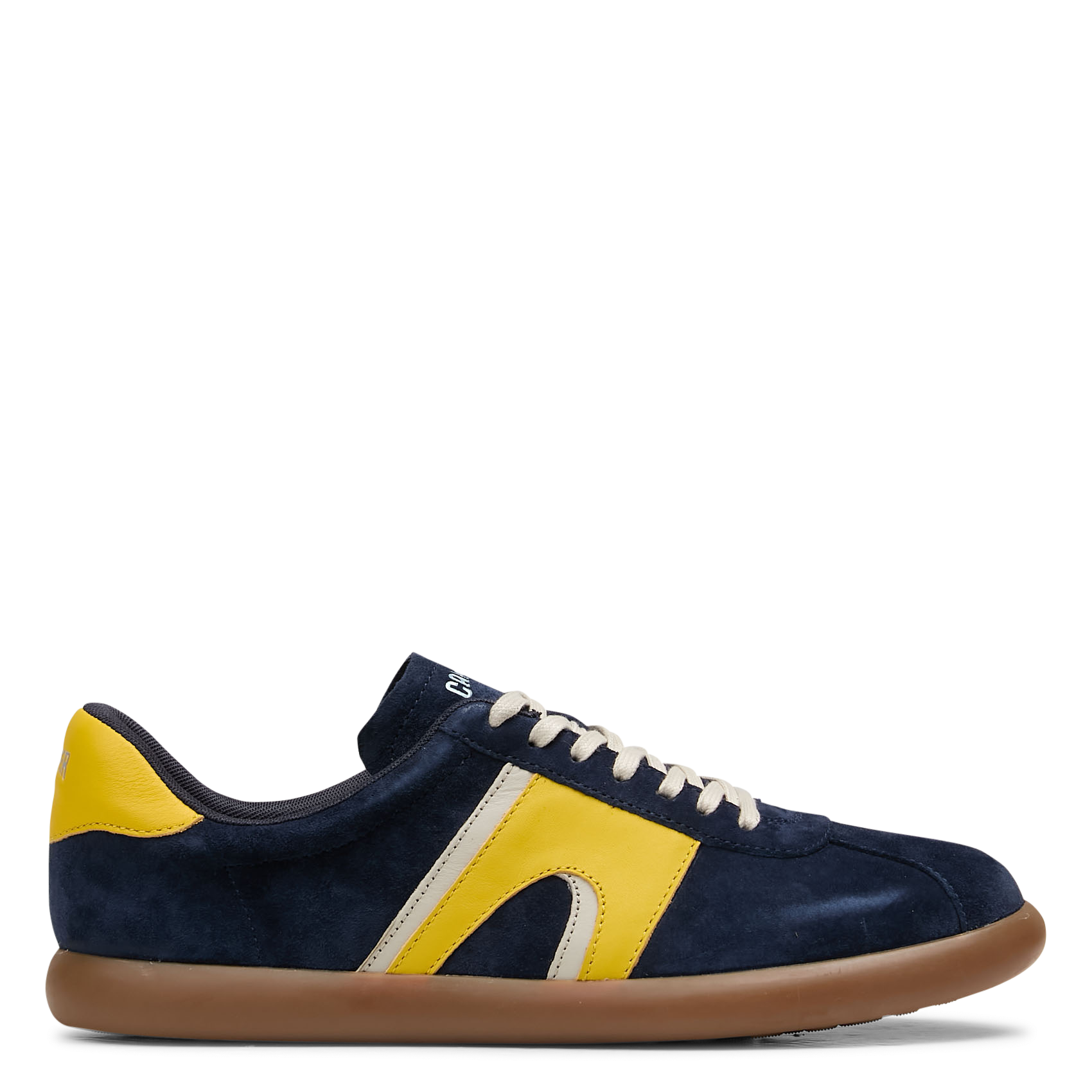 Baskets basses en cuir velours CAMPER Bleu