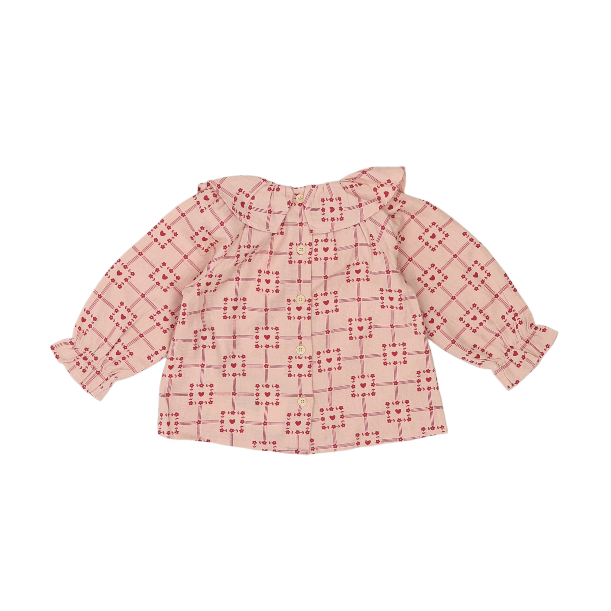 Pink Baby Blouse - 6 months LOUIS LOUISE - Seconde Main Pink
