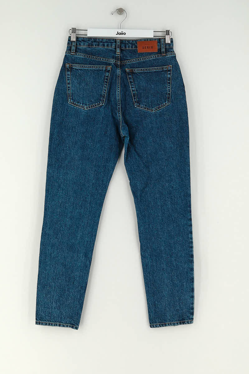 - Straight-leg jeans
- 5 pockets
- Straight cut
- Faded effect SEZANE - Seconde main Blue