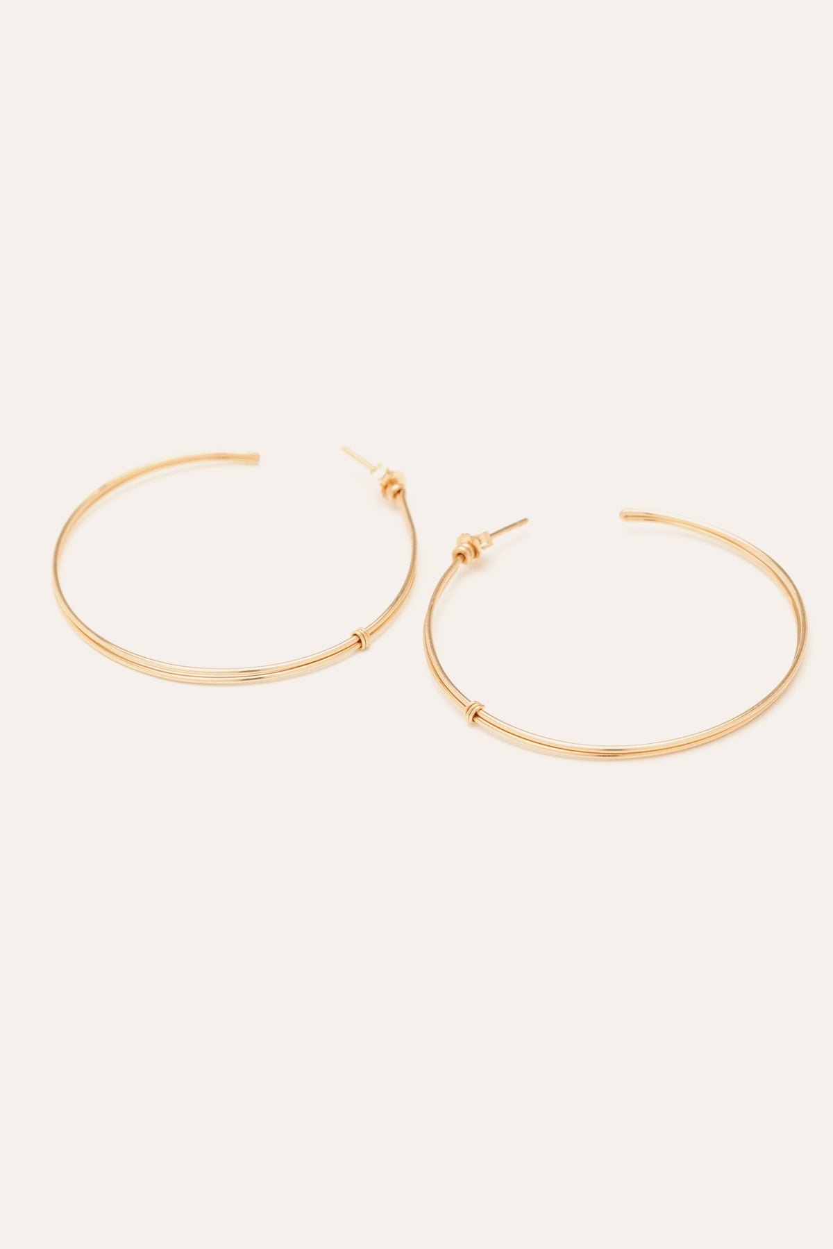 Large hoop earrings YAY Golden