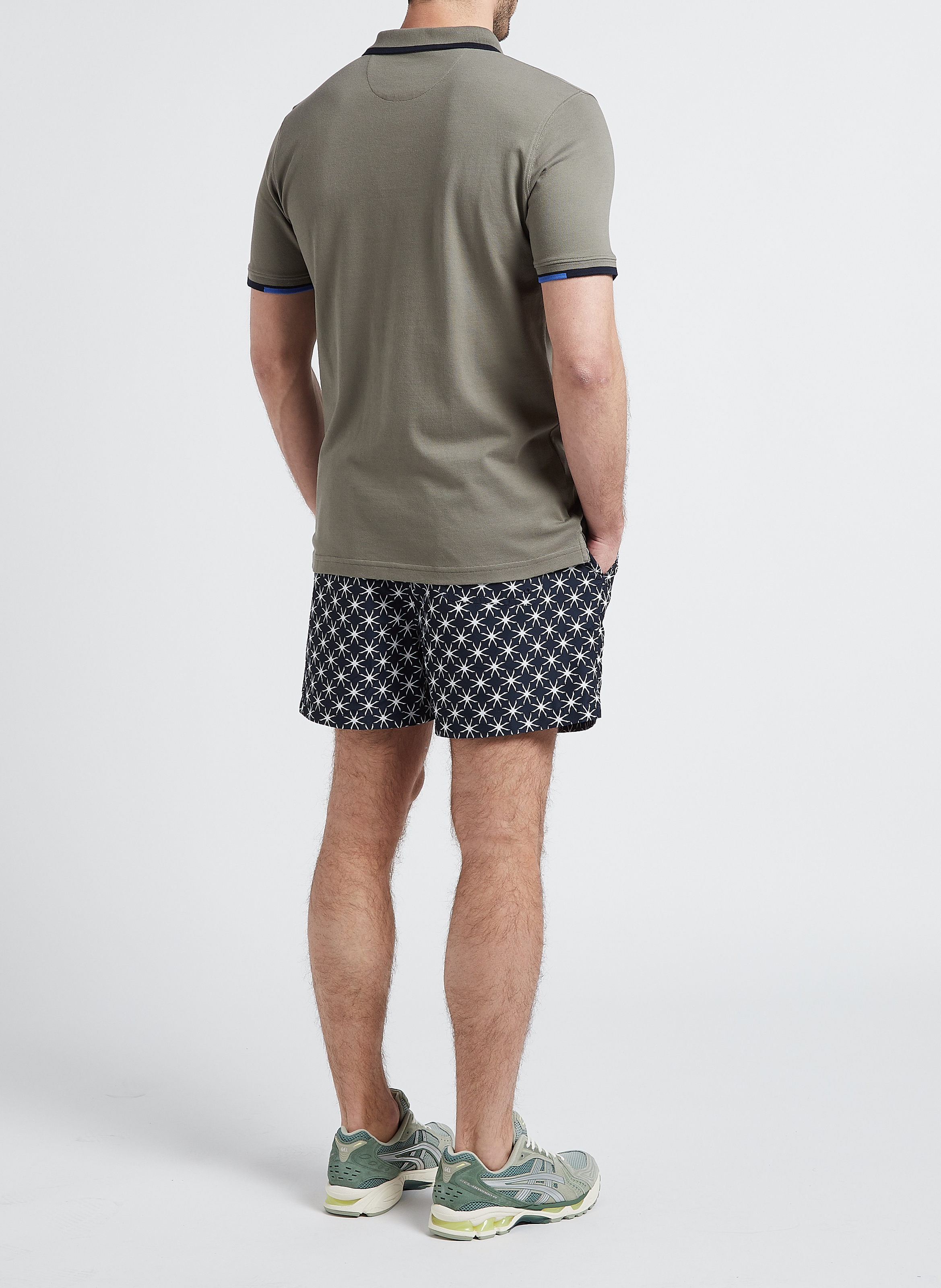 Short de bain rayé  SELECTED Bleu