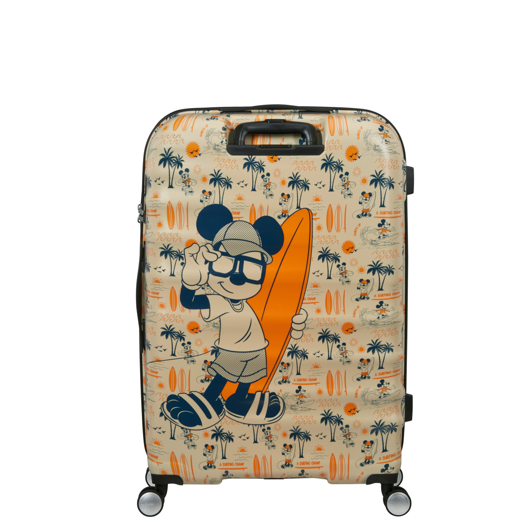 Wavebreaker disney valise 4 roues taille l AMERICAN TOURISTER Jaune