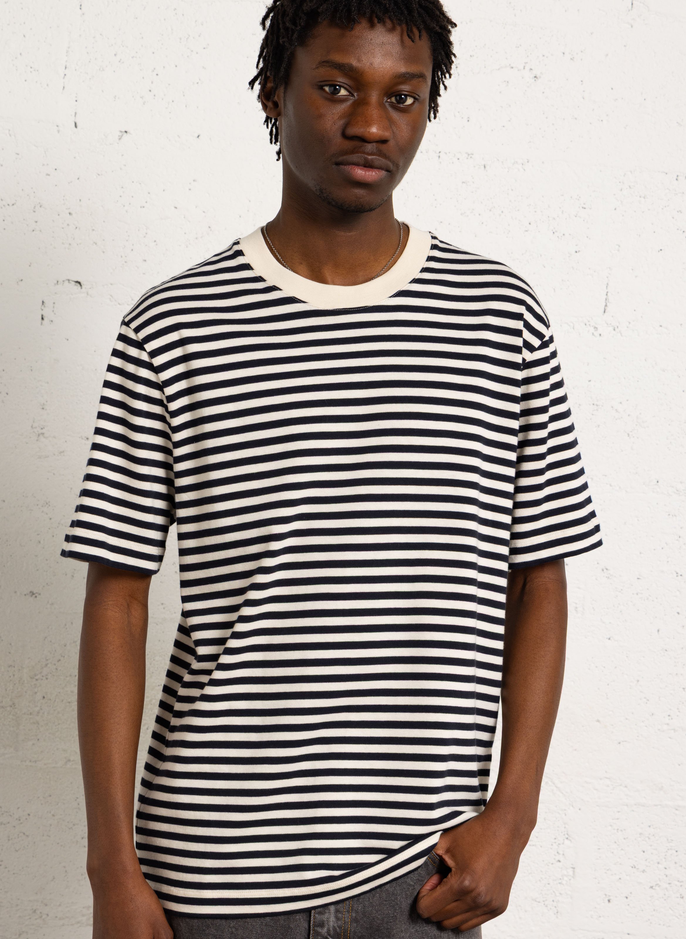 T-shirt oversize en coton AU PRINTEMPS PARIS Bleu